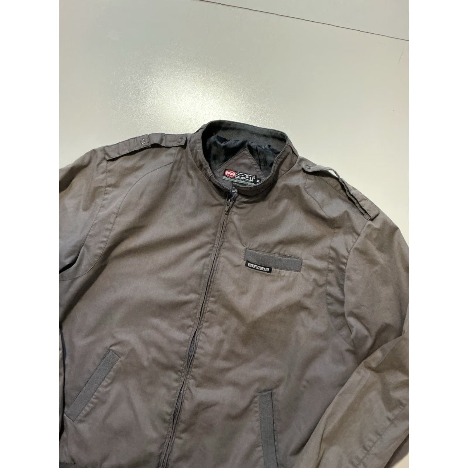 Vintage VINTAGE Split Skateboards Jacket Mens Gray Full Zip Retro Y2K Racer Size M Size US M / EU 48-50 / 2 - 3 Thumbnail