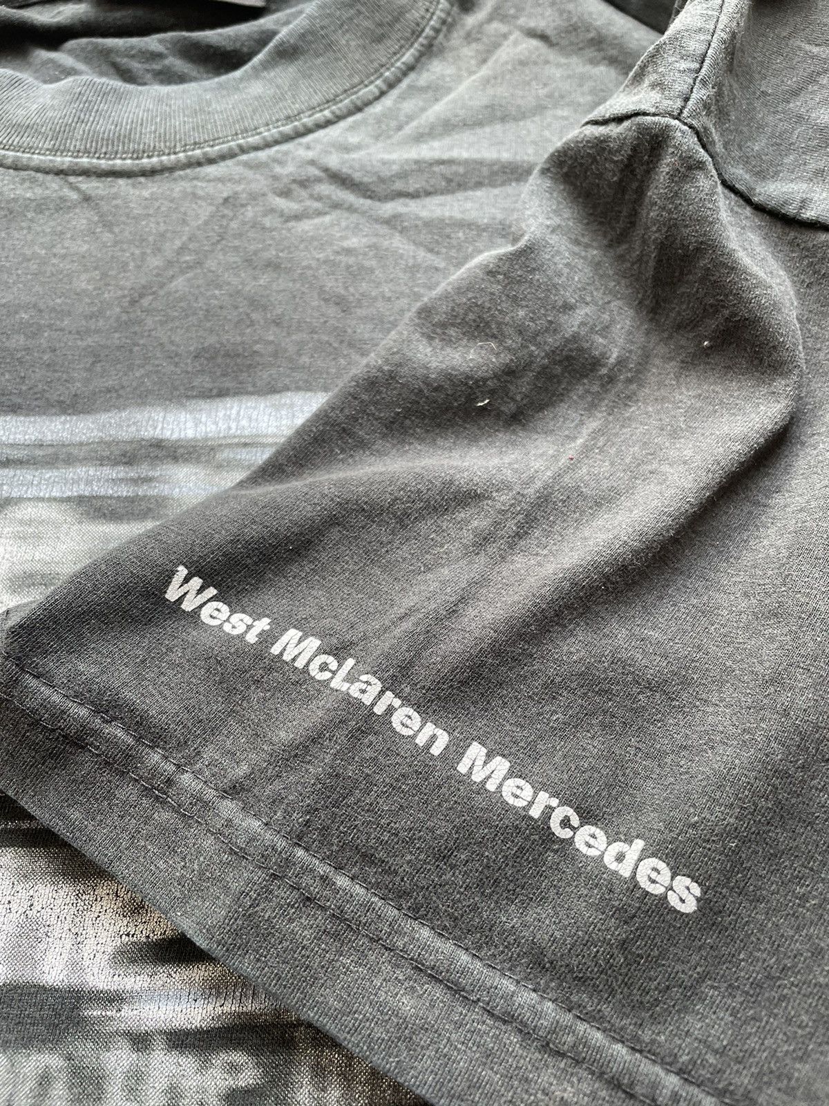 Vintage 90-s Mercedes Benz vintage t shirt Size US XL / EU 56 / 4 - 4 Thumbnail