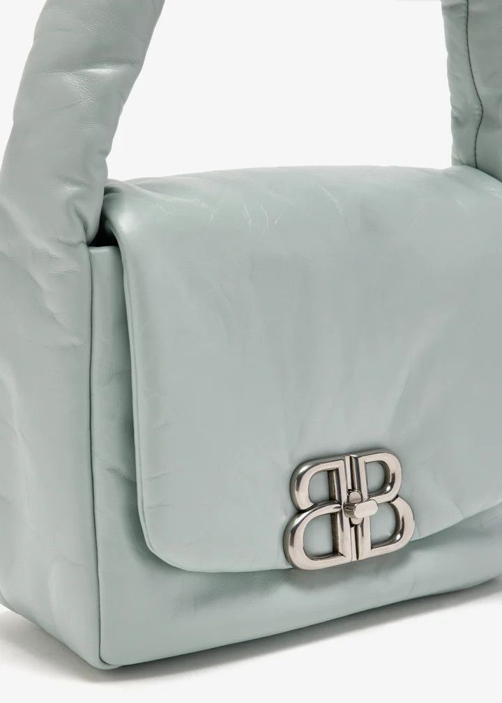 Balenciaga o1s1rm0426 Size: OS / Monaco Small Sling Bag in Blue Size ONE SIZE - 2 Thumbnail