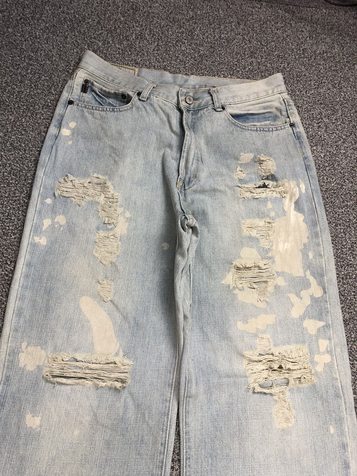 Abercrombie & Fitch Vintage Crazy Distressed Abercrombie And Fitch Flare Jeans Size US 33 - 6 Thumbnail