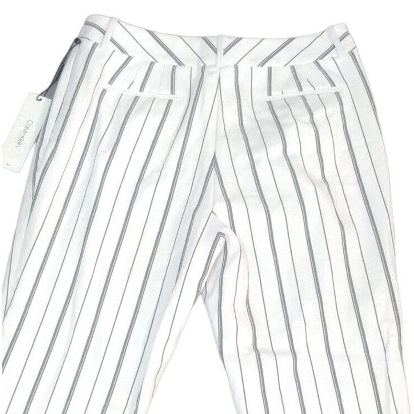Calvin Klein Calvin Klein Striped Slim Leg Dress Pants Trousers Size 8 Size 30" / US 8 / IT 44 - 6 Thumbnail