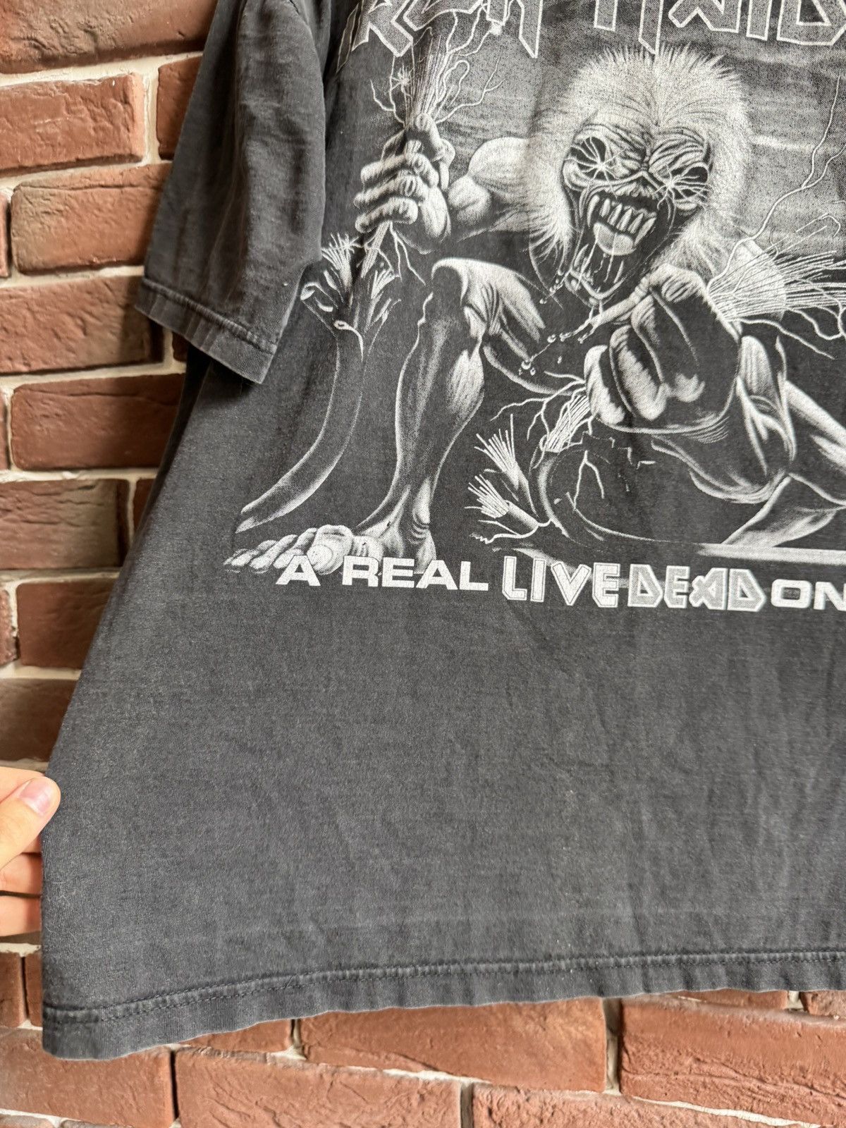 Band Tees Rare Iron Maiden Real Live Dead One Rock Metal Band T Shirt Size US L / EU 52-54 / 3 - 8 Thumbnail