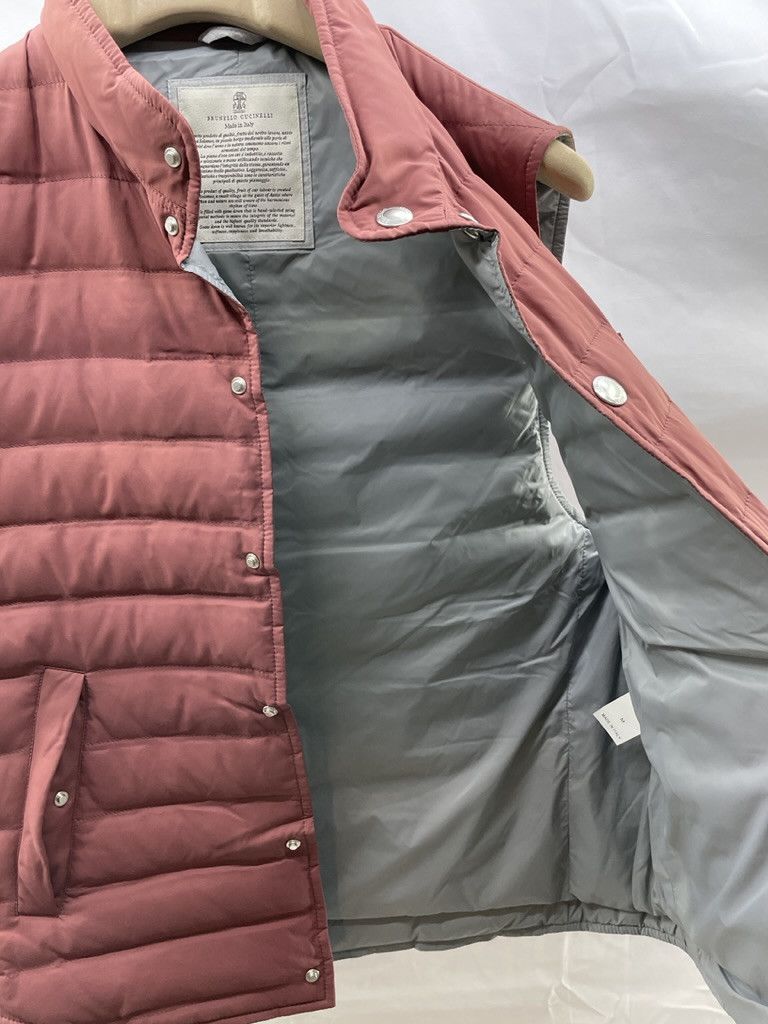 Brunello Cucinelli BRUNELLO CUCINELLI Nylon Down Quilted Vest Size US M / EU 48-50 / 2 - 11 Thumbnail