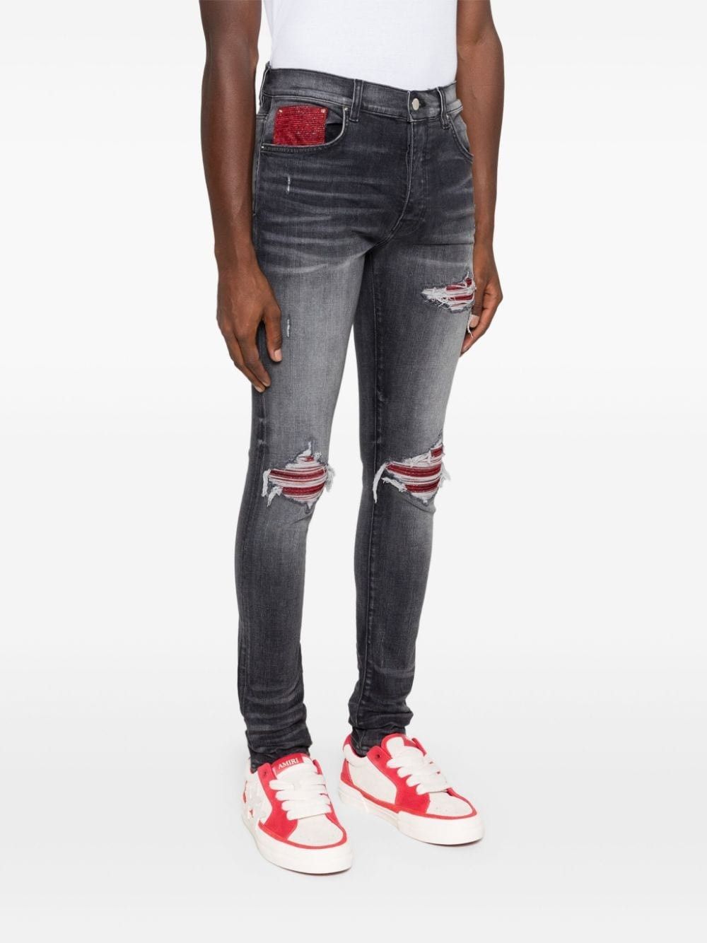 Amiri o1s1wg110825 MX1 Jeans in Black Size US 30 / EU 46 - 5 Thumbnail