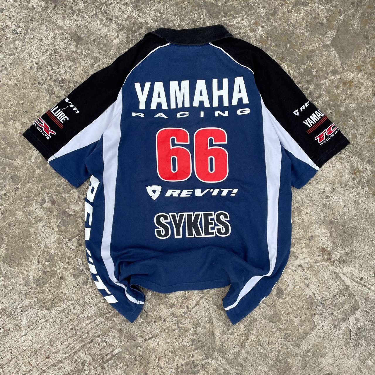 Yamaha Vintage Yamaha Racing Polo Car F1 Y2K Hype Trend Staff Pick Size US M / EU 48-50 / 2 - 2 Thumbnail