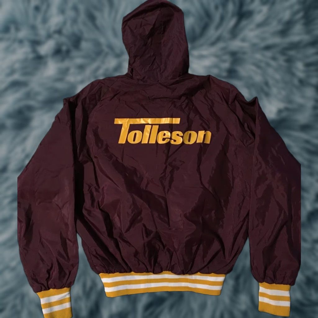 Vintage Vtg 80s Tolleson School 1/4 Zip Track Jacket S USA Arizona ASU PE Gym Grunge 70s Size US S / EU 44-46 / 1 - 1 Thumbnail