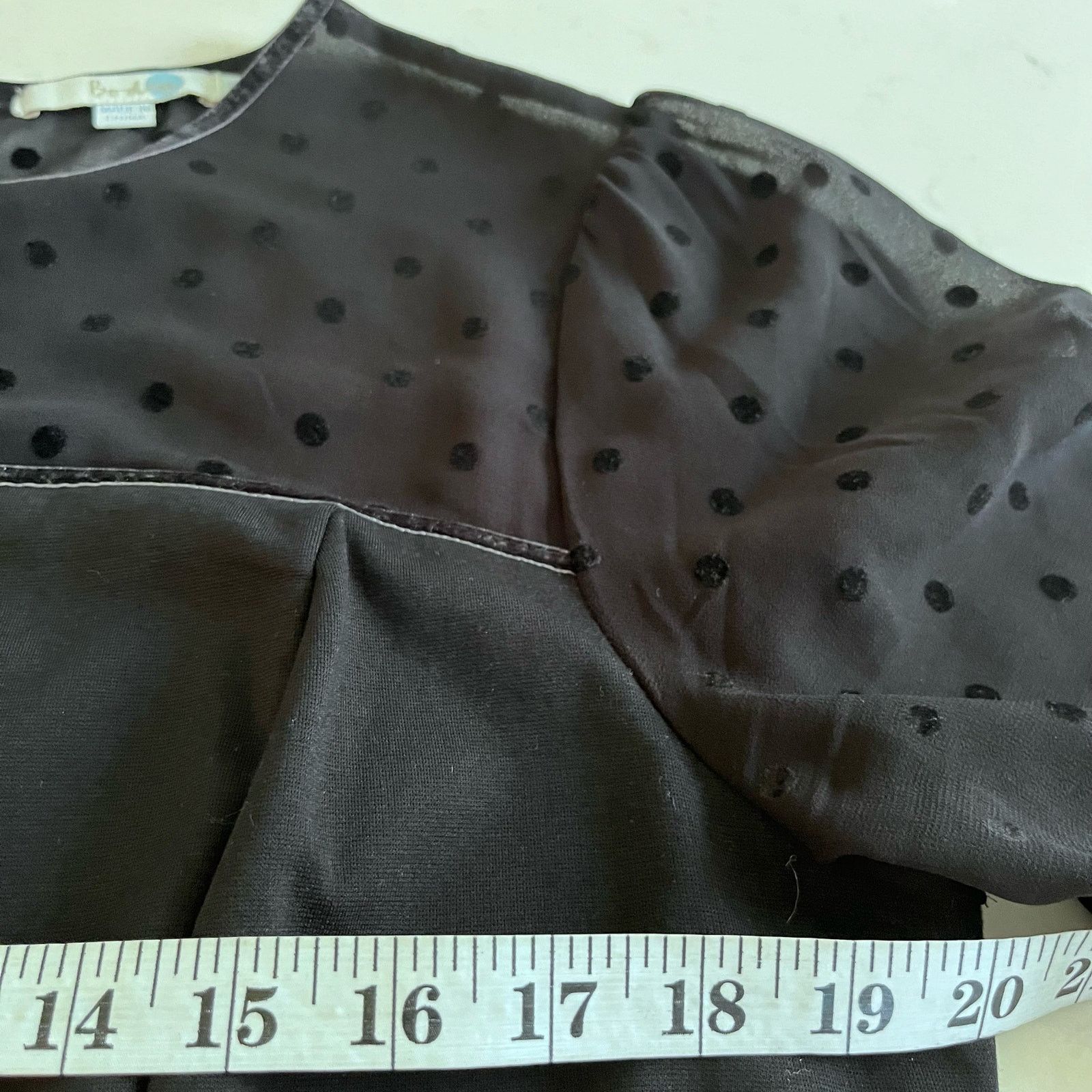 Boden Boden Isabella Black Ponte Polka Dot Mesh Sheath Midi Dress Size XL / US 12-14 / IT 48-50 - 15 Thumbnail