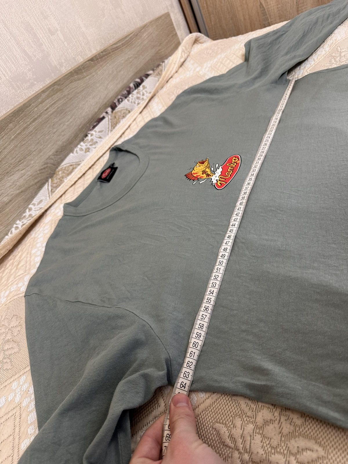 Mambo 🔥 Rare 90s Mambo Surf Long Sleeve Logo Art Fishing T Shirt Size US XXL / EU 58 / 5 - 6 Thumbnail