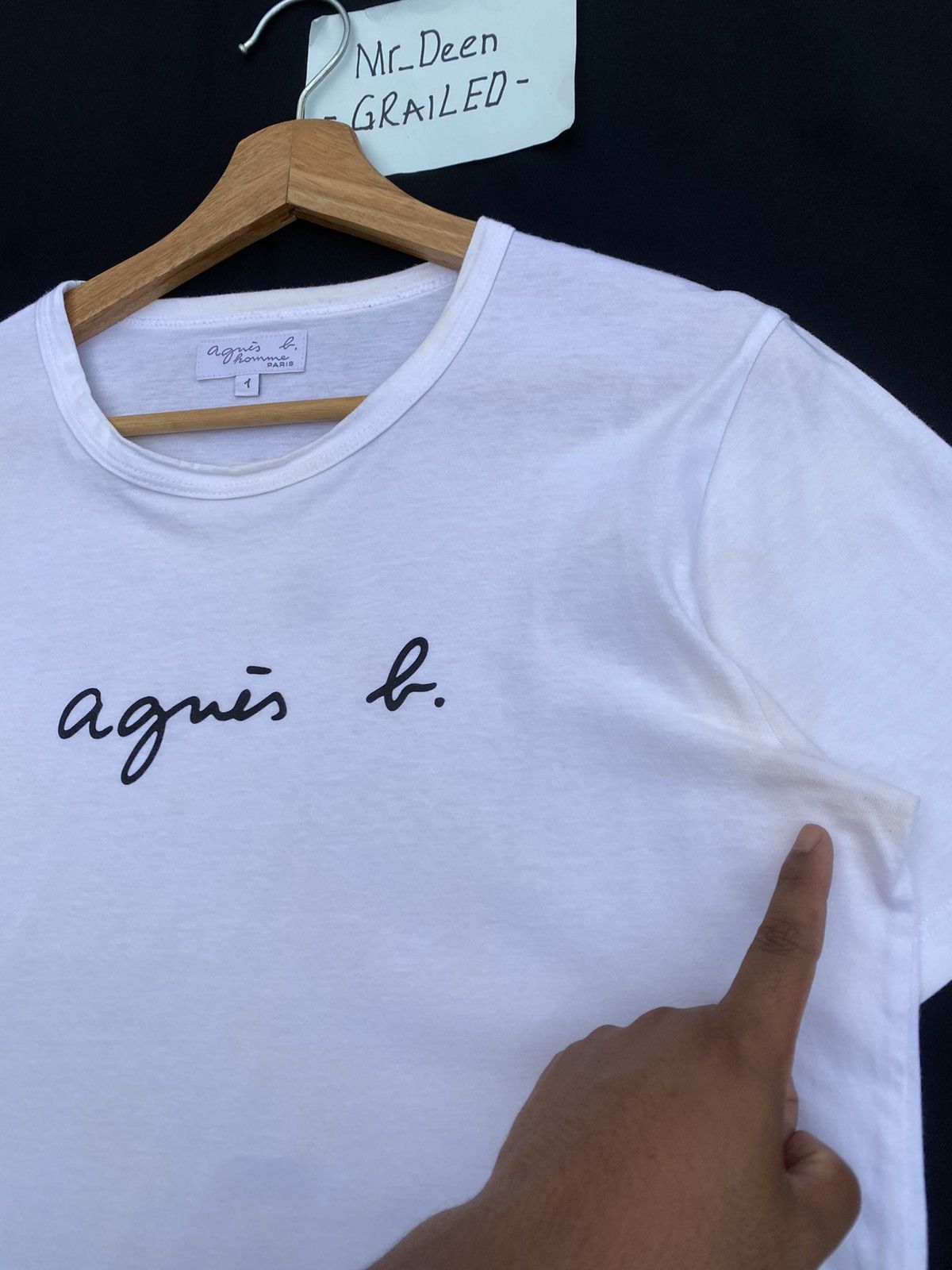 agnes b. Rare Agnes b. Spellout Tshirt Size US S / EU 44-46 / 1 - 10 Thumbnail