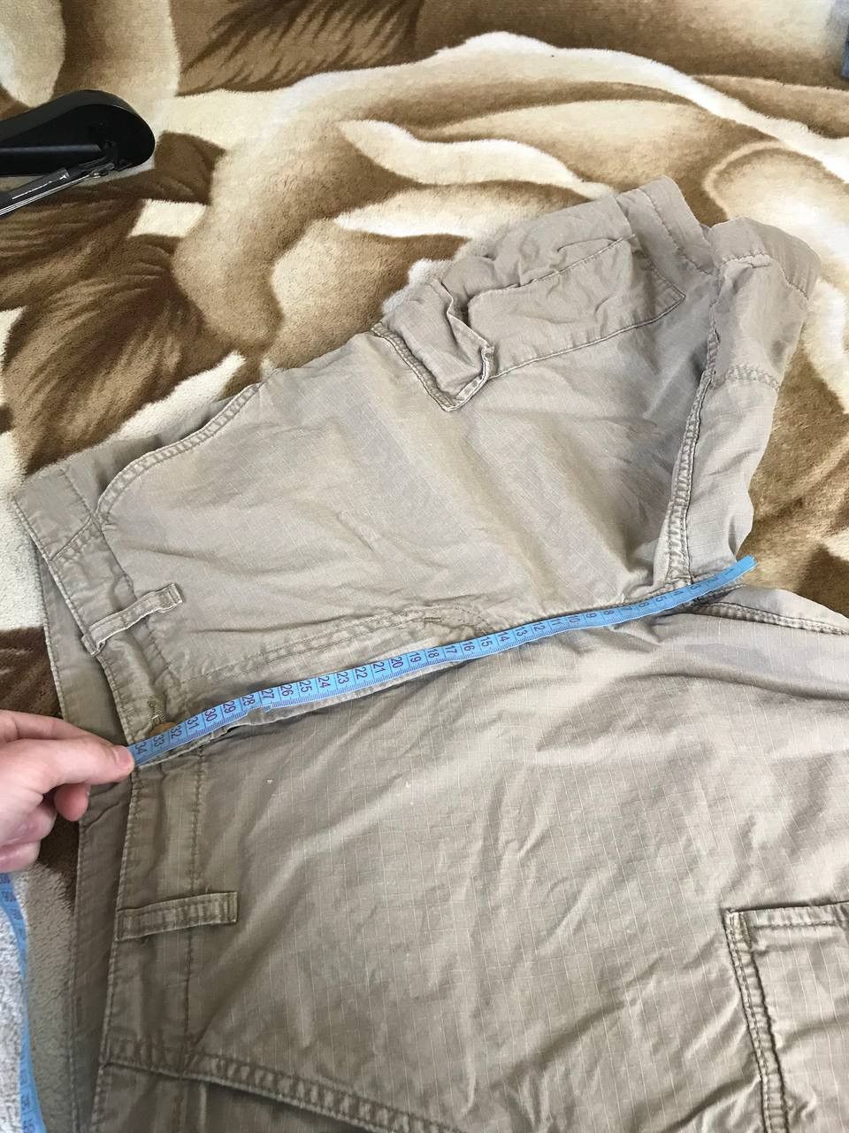 Carhartt × Vintage 🔥 Carhartt Mens Cargo Shorts Work Logo Distressed Vintage Size US 32 / EU 48 - 12 Thumbnail