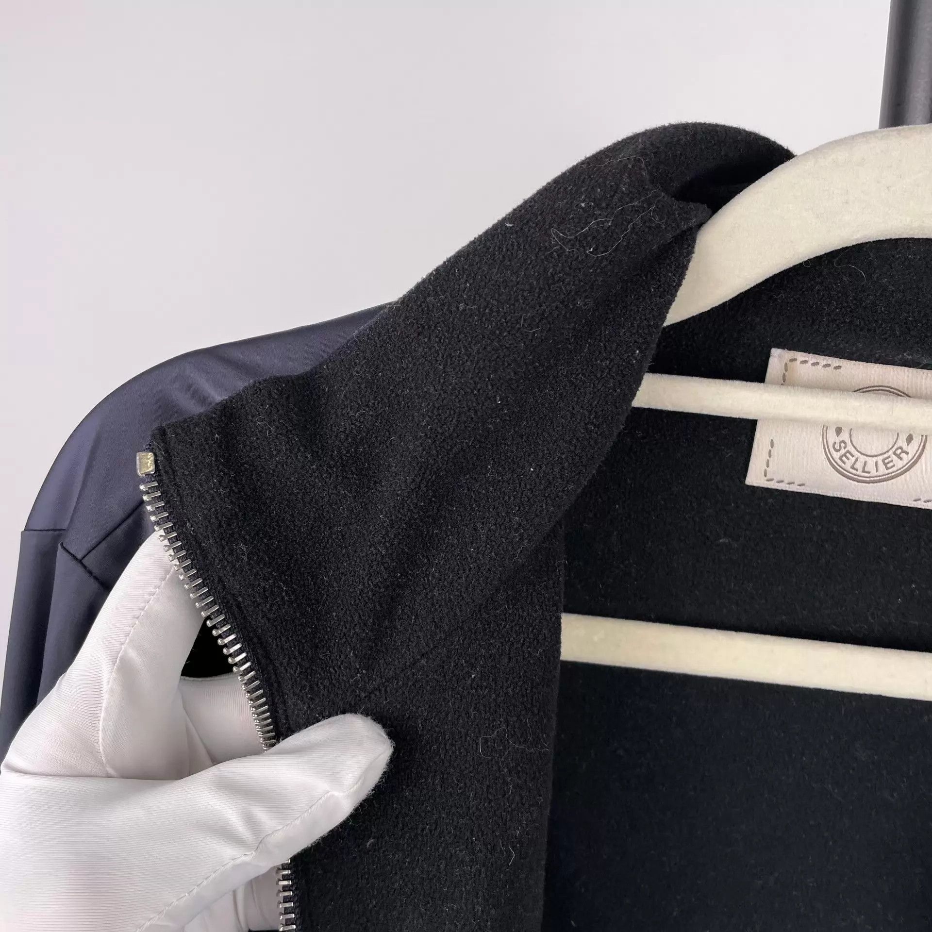 Hermes Hermès Nylon Jacket Black Blue Size S 260411XJJGY02 Size US S / EU 44-46 / 1 - 3 Thumbnail