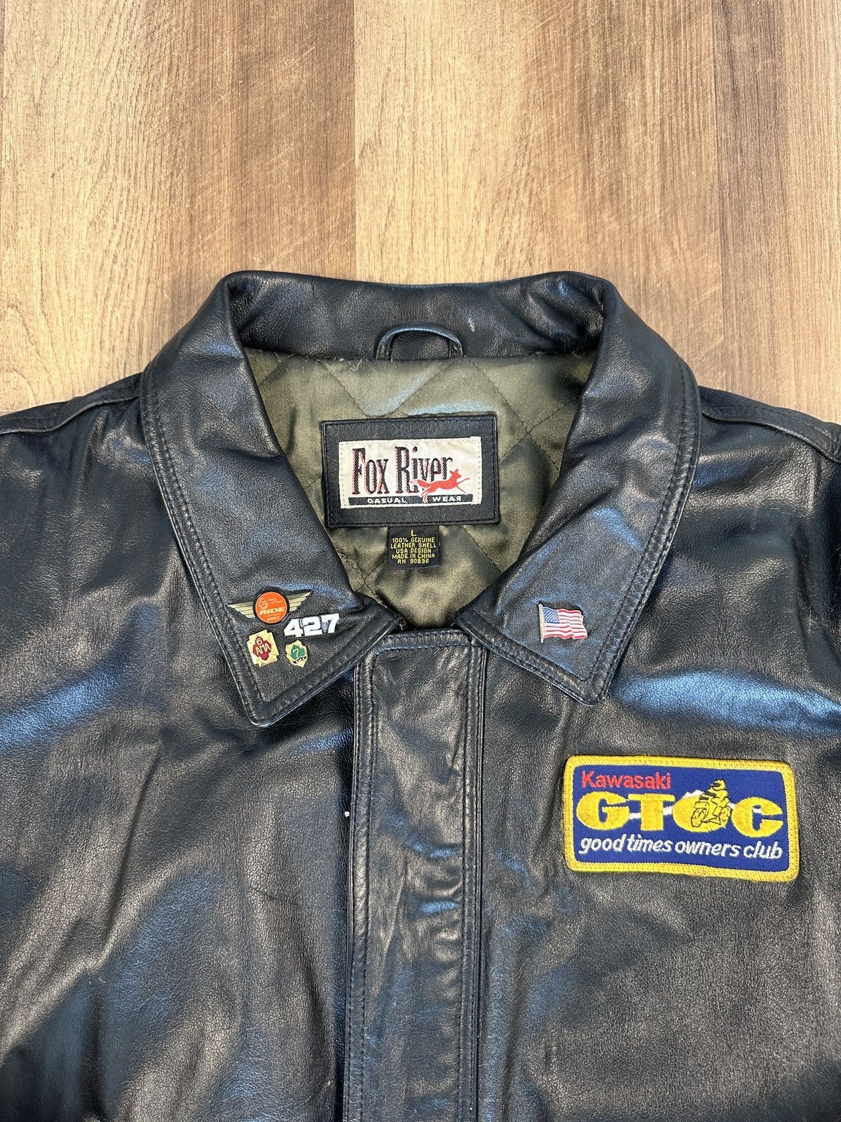 Harley Davidson Vintage Custom Leather Jacket Airbrushed L Motorcycle Harley Size US L / EU 52-54 / 3 - 6 Thumbnail