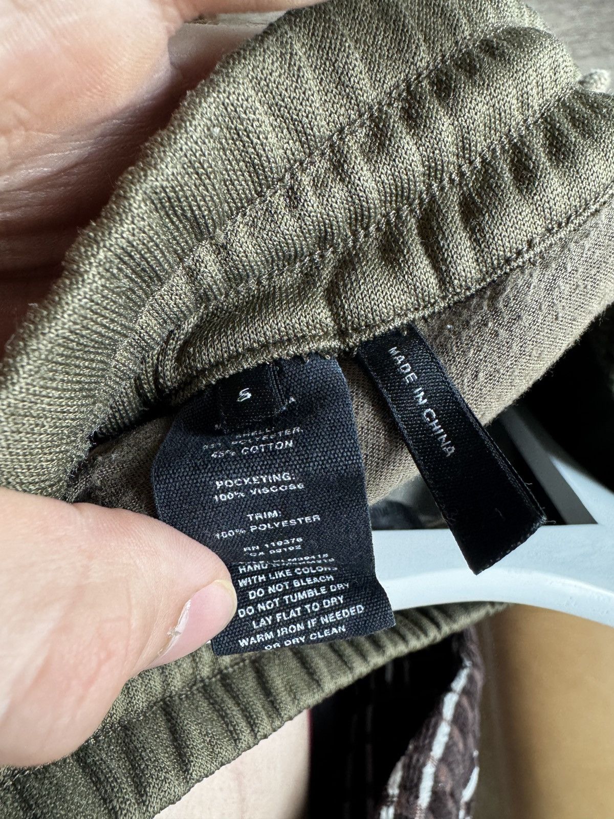 Helmut Lang Helmut Lang Olive Track Pants / Tech Joggers Size US 30 / EU 46 - 4 Thumbnail