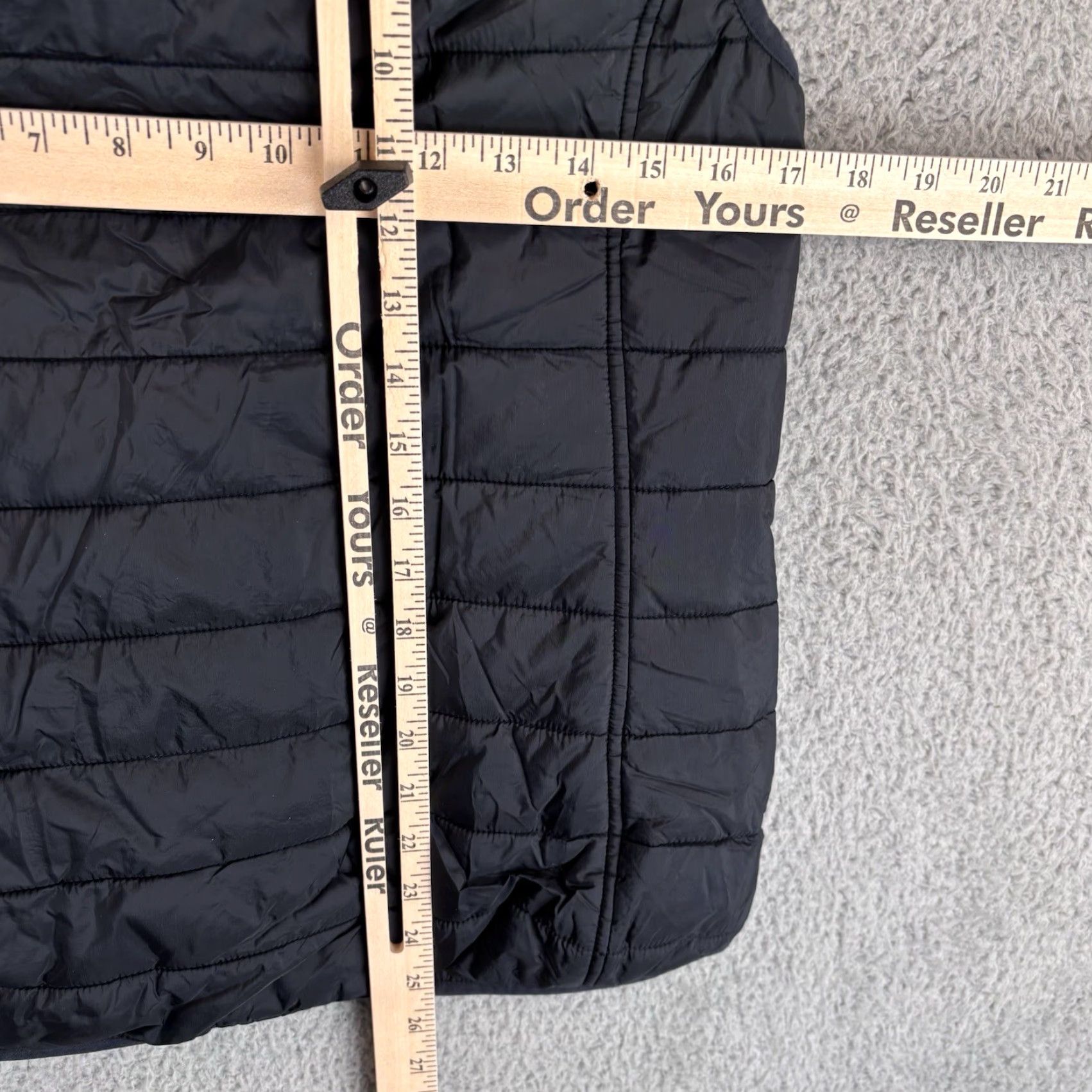Vineyard Vines Vineyard Vines Vest Womens XS Black Teal Mountain Weekend Puffer Zip Pockets Jacket Coat Short Nylon Lining Zipper Size XS / US 0-2 / IT 36-38 - 7 Thumbnail