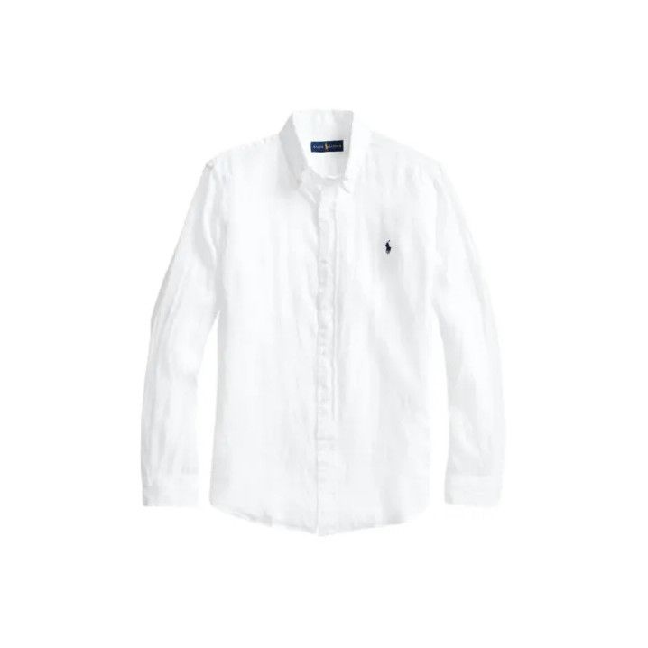 Polo Ralph Lauren Polo Ralph Lauren Relaxed Linen Pony Logo Long-Sleeve Shirt Size US L / EU 52-54 / 3 - 1 Thumbnail