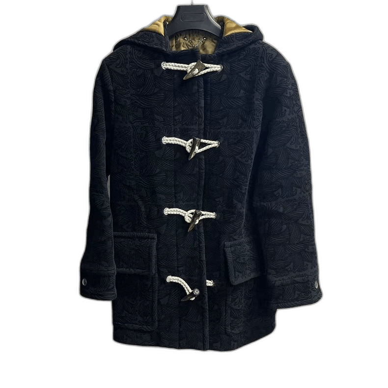 Louis Vuitton Louis Vuitton Black Knot Pattern Coat Size US L / EU 52-54 / 3 - 1 Thumbnail