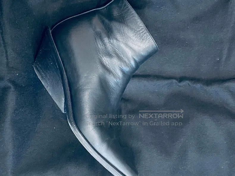 Ann Demeulemeester Ann Demeulemeester 36 lambskin wedge ankle boots size 36 Size US 5.5 / IT 35.5 - 2 Thumbnail