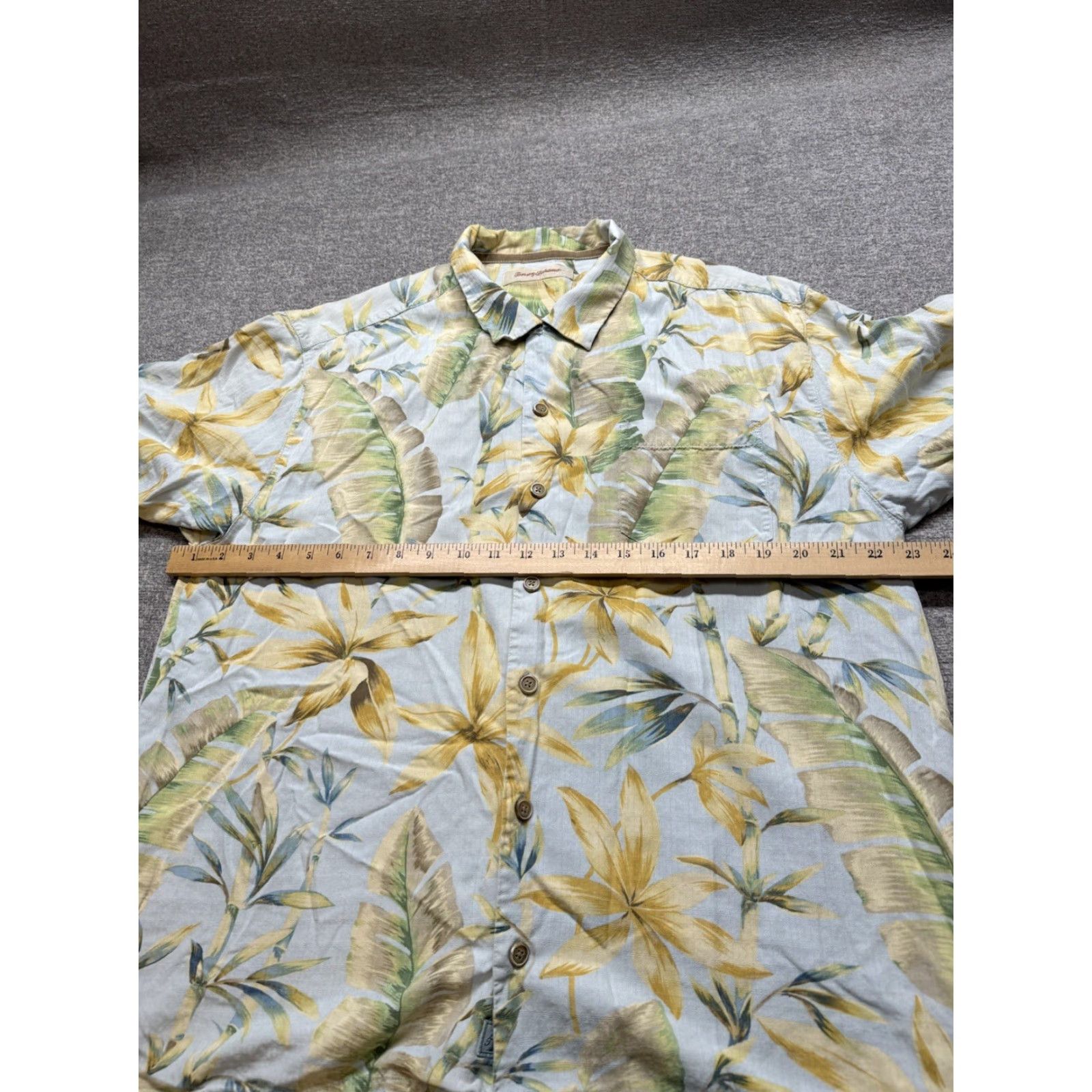 Tommy Bahama Tommy Bahama Shirt 100% Silk Floral Hawaiian Aloha Palm Tree Button Up Large Multicolor Silk Beach Tropical Mens Shirt Size US L / EU 52-54 / 3 - 5 Thumbnail