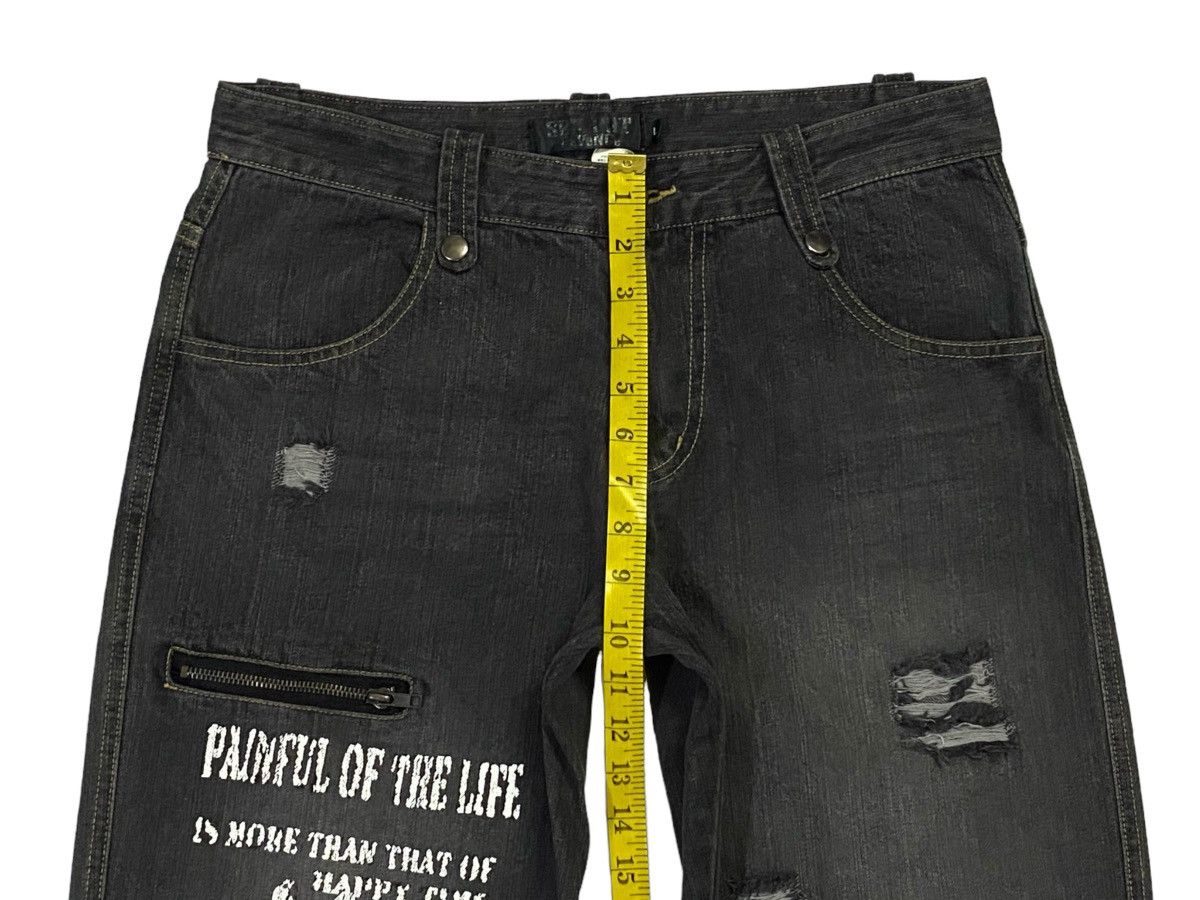 Japanese Brand Sex Pot Revenge Distressed Denim Pants Size US 32 / EU 48 - 5 Thumbnail