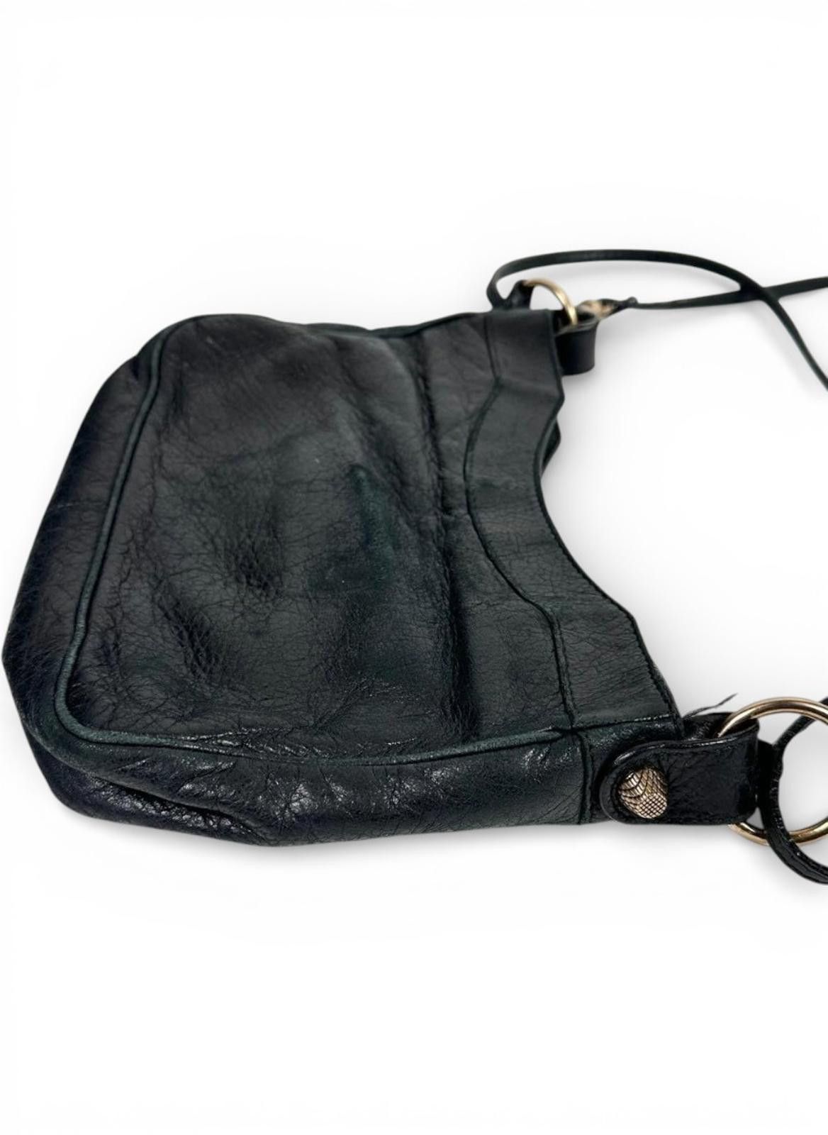Balenciaga Balenciaga - Black Leather Women's Shoulder Bag Size ONE SIZE - 4 Thumbnail