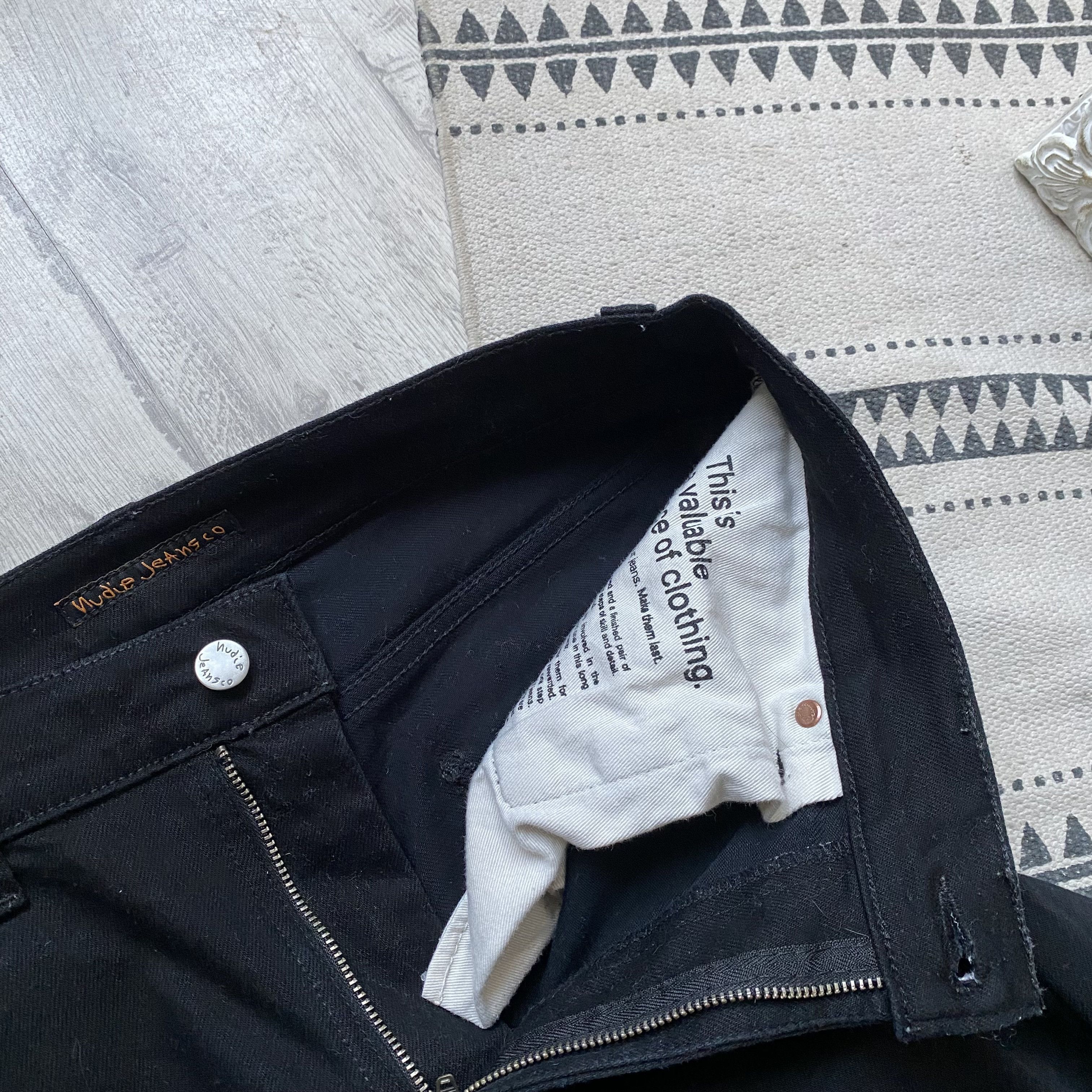 Nudie Jeans Nudie Jeans Black Denim slim pants Stretch Size US 31 - 6 Thumbnail