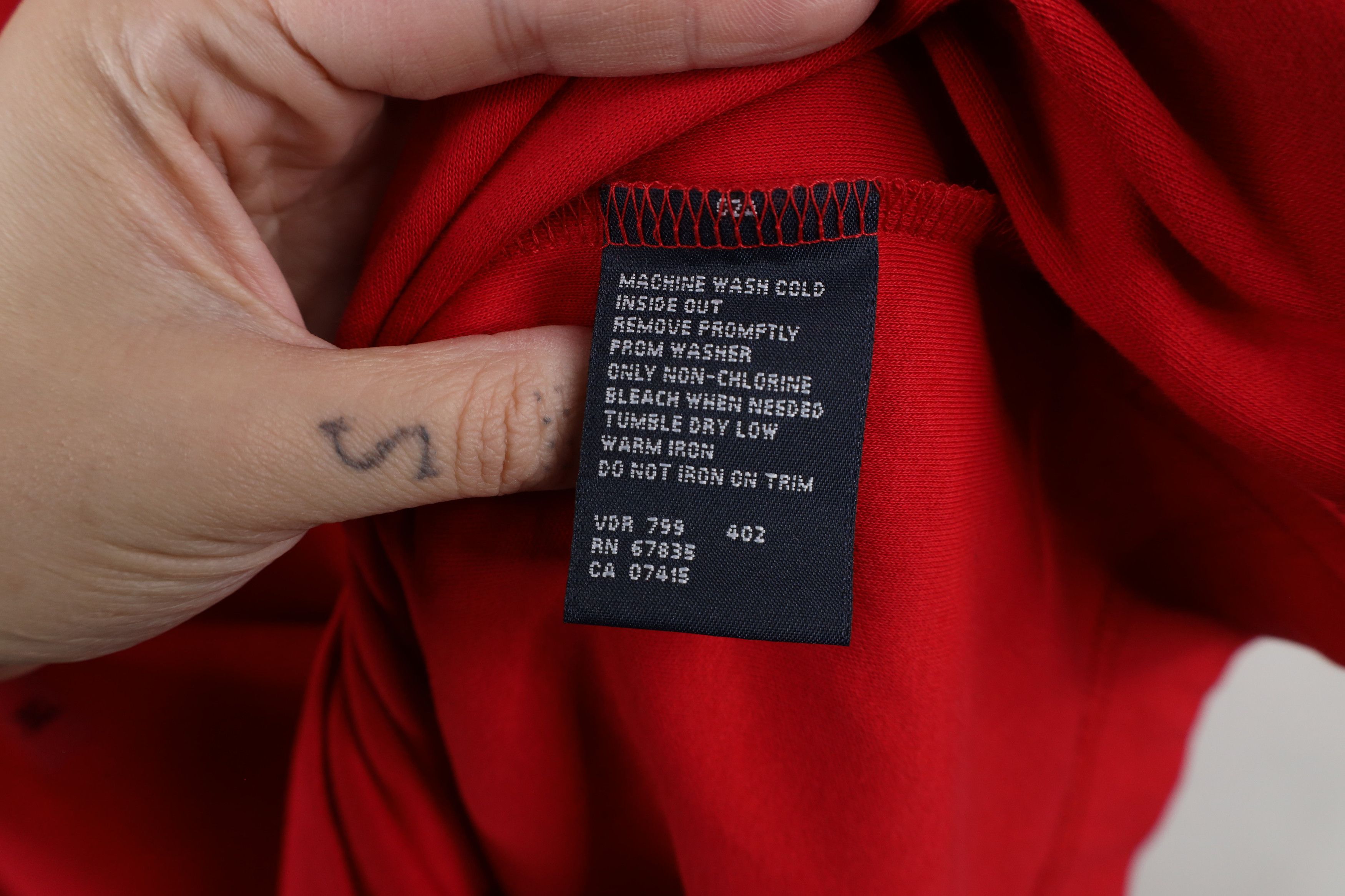 Nautica × Vintage Deadstock Vintage Nautica Sailing Collared Polo Shirt Red Size US XL / EU 56 / 4 - 10 Thumbnail