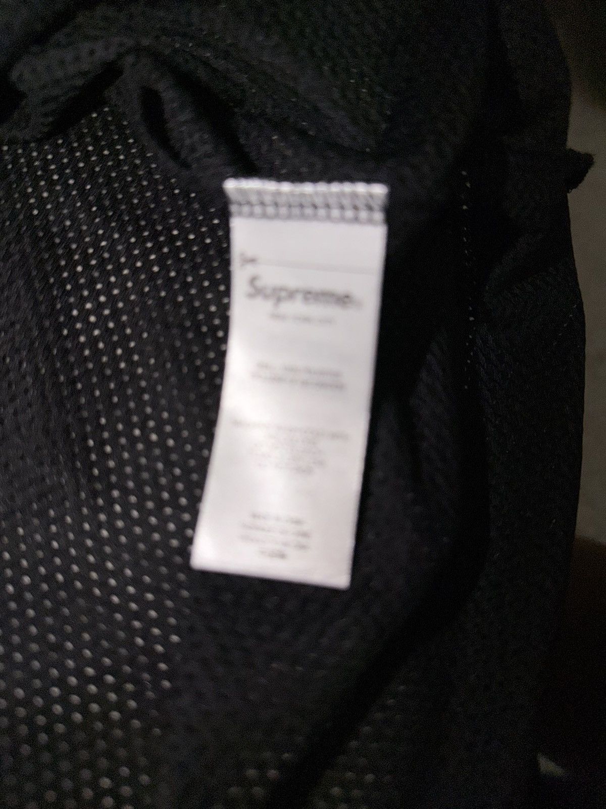 Supreme Supreme Arabic Mesh Long-Sleeve Top 'Black' Size US L / EU 52-54 / 3 - 1 Thumbnail