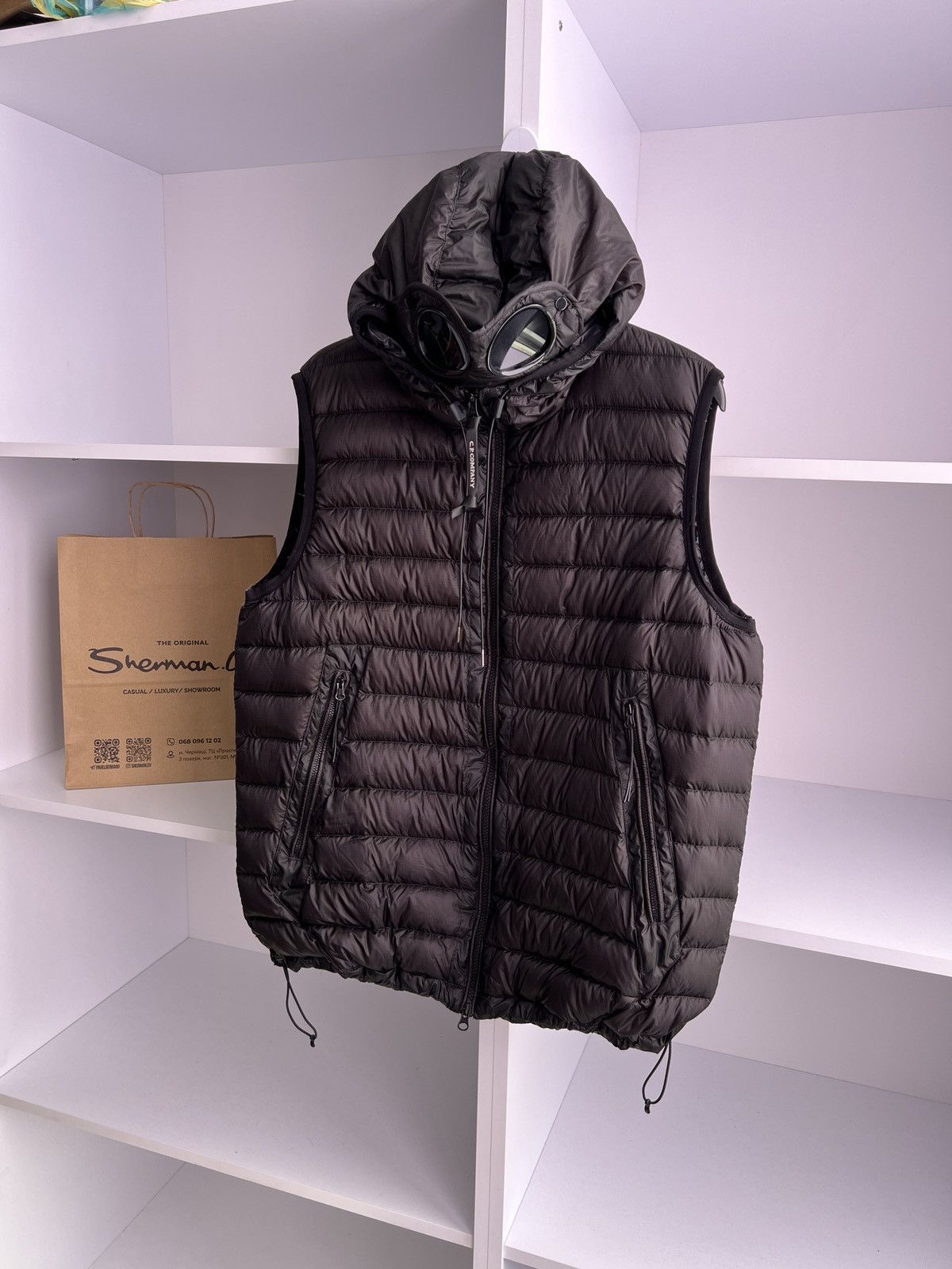 C.P. Company × Vintage Vintage CP COMPANY Puffer DD shell Goggle Vest Size US XL / EU 56 / 4 - 2 Thumbnail