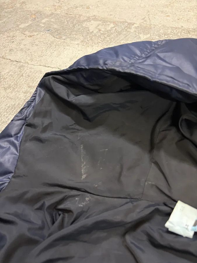 Versace Versace Navy Quilted Nylon Asymmetrical Puffer Jacket Size US S / EU 44-46 / 1 - 14 Thumbnail