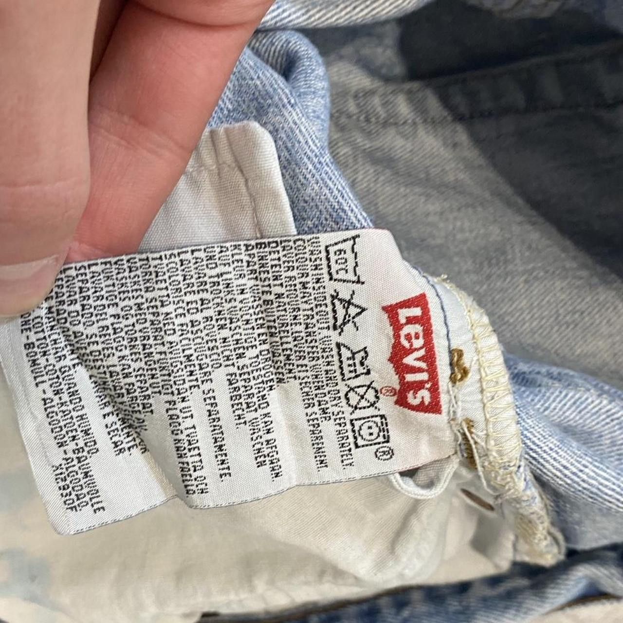 Levi's Blue vintage Levi's 501 jeans vintage y2k rock metal 2000s Size US 34 / EU 50 - 6 Thumbnail
