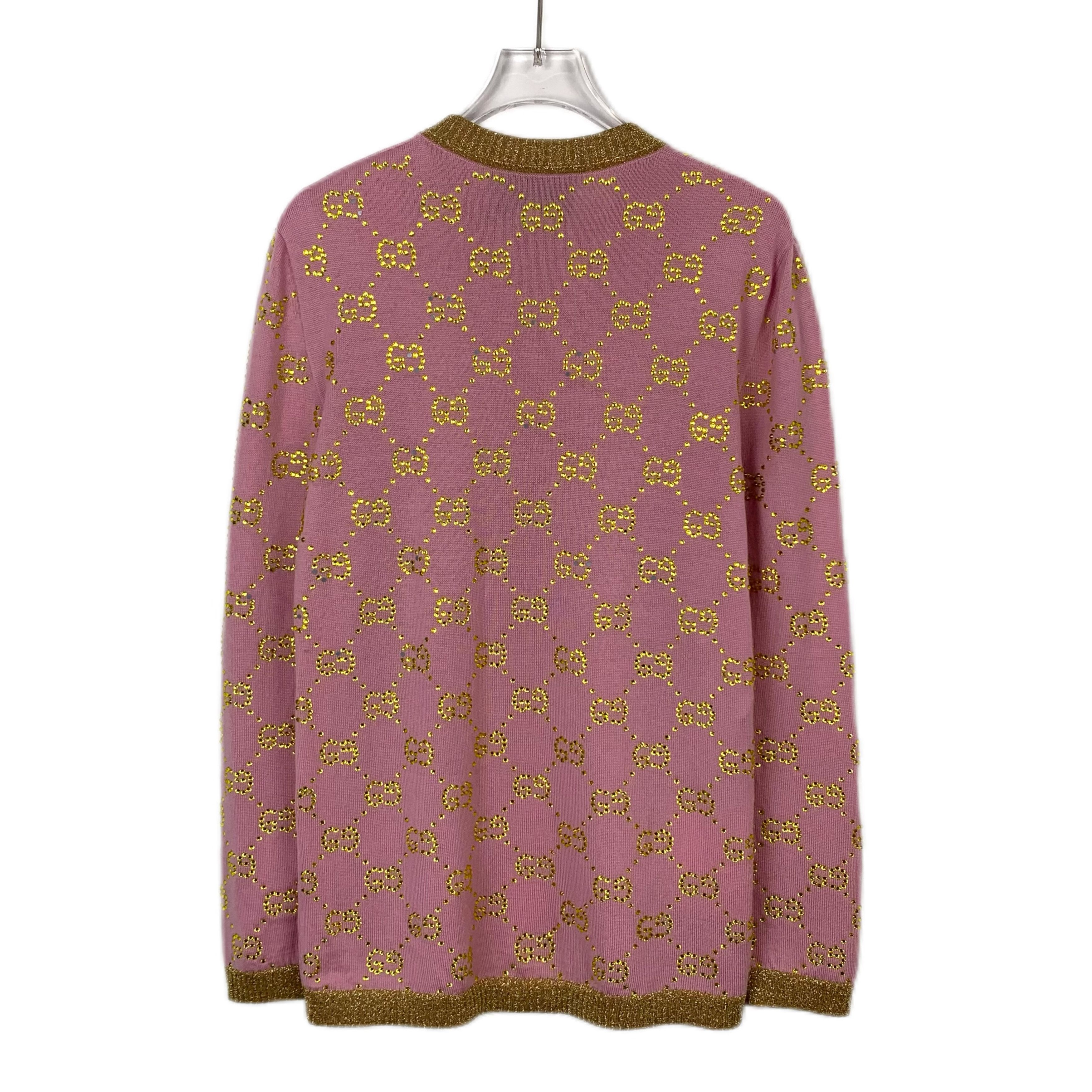 Gucci Gucci Sweater – Pink GG Monogram Wool Knit (Size XS) Size XS / US 0-2 / IT 36-38 - 8 Thumbnail