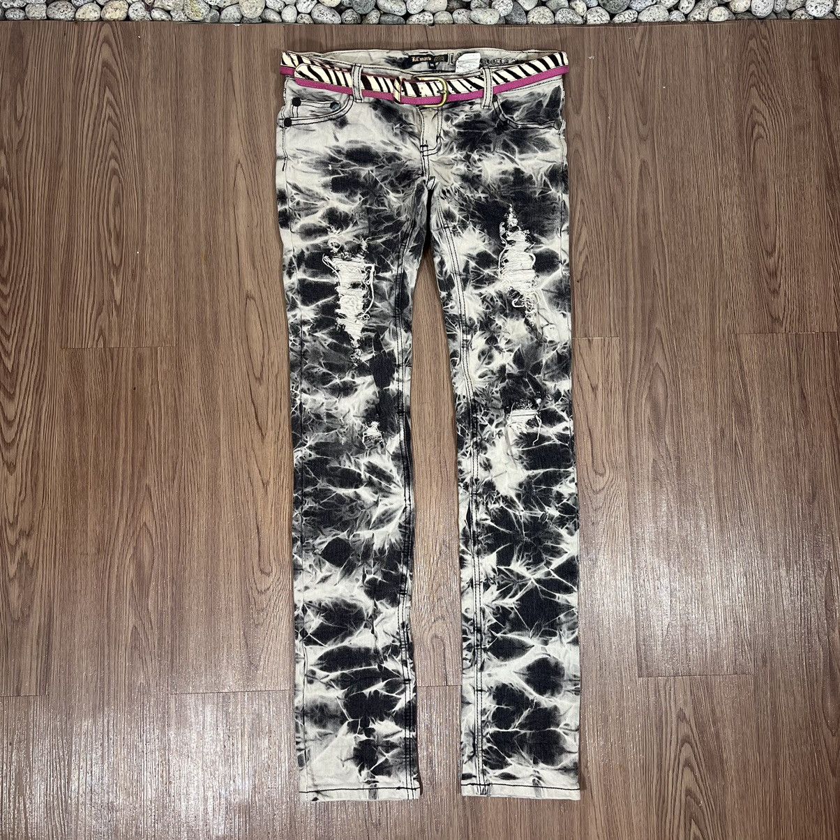 Punk and Yo Lil’ Marv Distressed Marble Wash Jeans Size US 31 - 1 Thumbnail