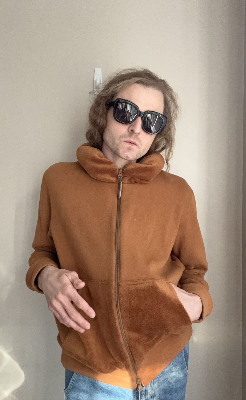 mercibeaucoup MERCIBEAUCOUP Puffy Pillow Collar Couble Zip Sweatshirt Size US L / EU 52-54 / 3 - 16 Thumbnail