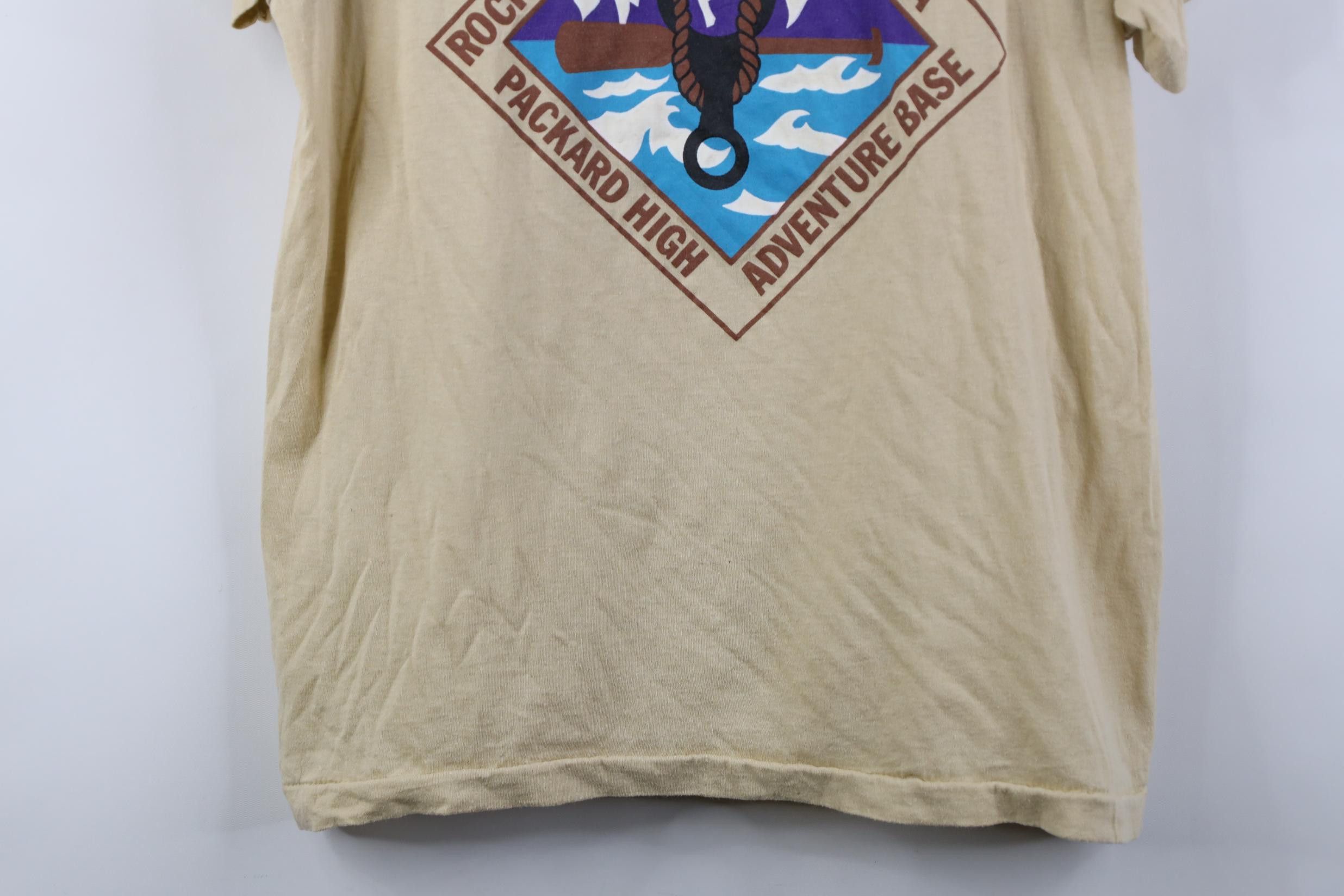 Vintage Vintage 80s Boy Scouts of America Rocky Mountain T-Shirt Size US L / EU 52-54 / 3 - 3 Thumbnail