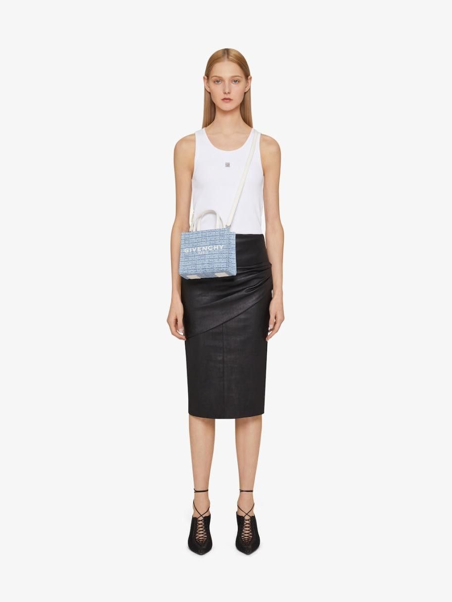 Givenchy o1srvl11e0125 Size: OS / Mini G-Tote Shopping Bag in Blue Size ONE SIZE - 2 Thumbnail