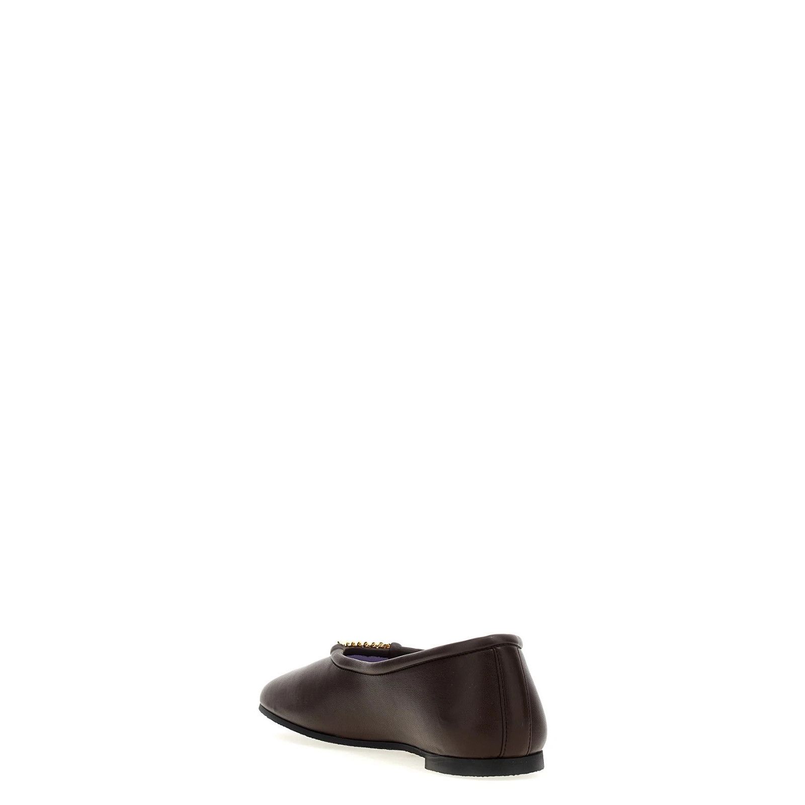 Stella McCartney STELLA MCCARTNEY Ryder Brown Leather Flats New & Authentic ( Size US 7.5 / IT 37.5 - 3 Thumbnail