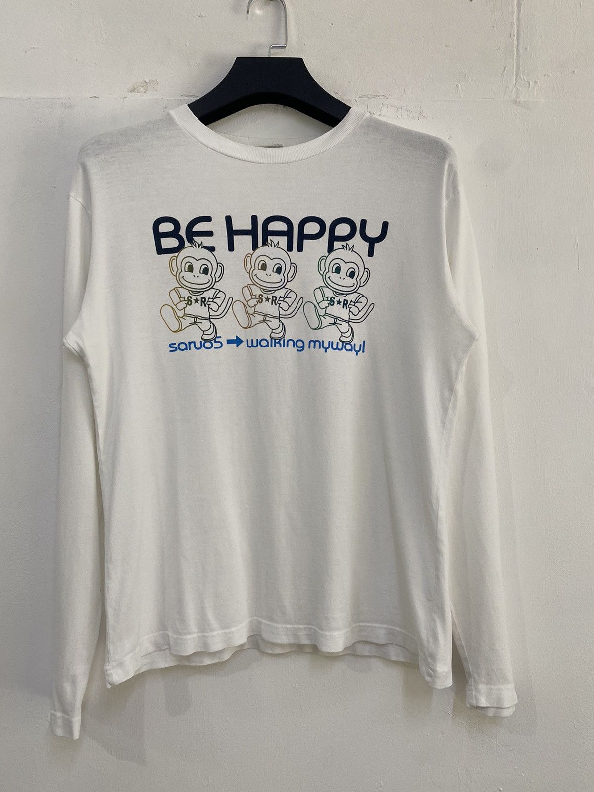 Japanese Brand × Rap Tees 💥VINTAGE Y2K GRASS HITCHER 3 APES SOROU-5 LONG SLEEVE Size US M / EU 48-50 / 2 - 1 Thumbnail