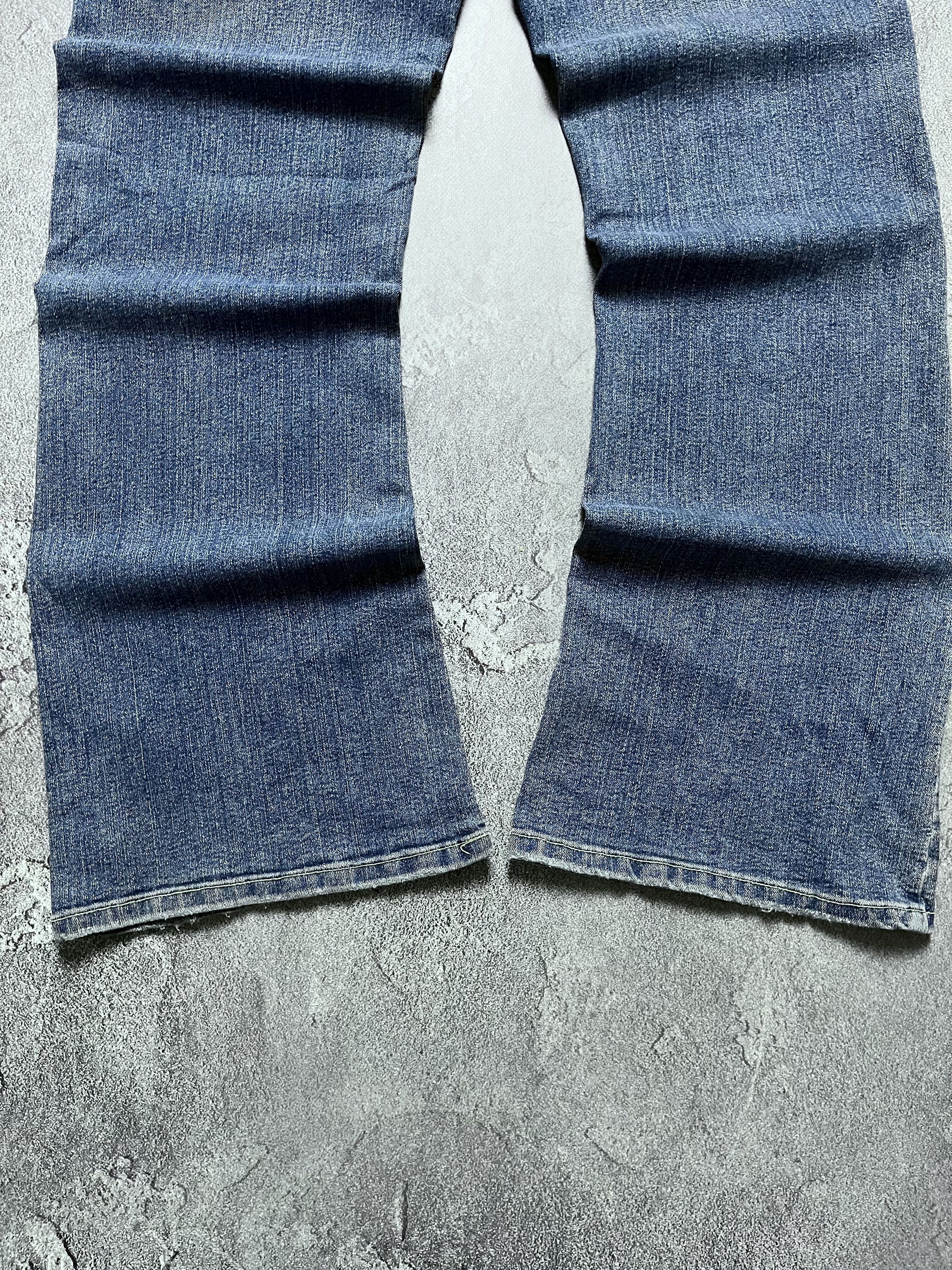 Vintage Vintage Bootcut Flared Jeans Big Logo Womens 16/31 Size 31" - 3 Thumbnail