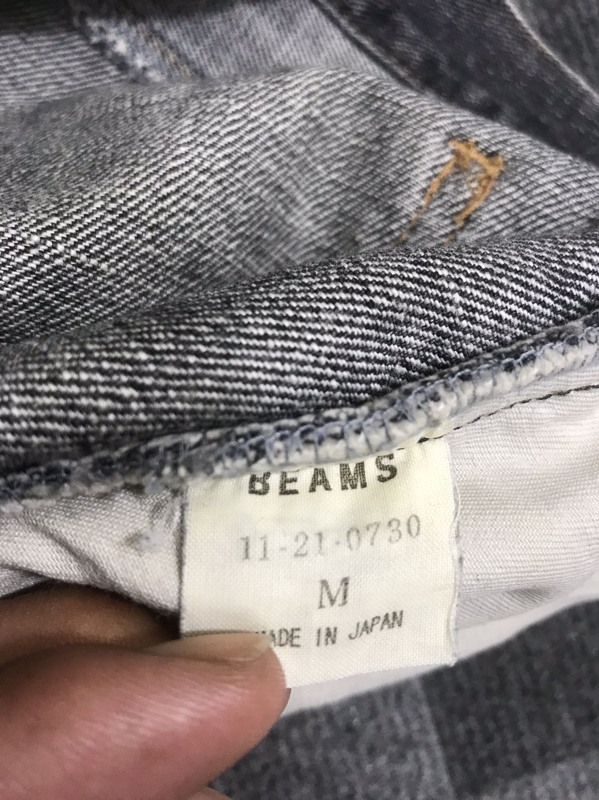 Beams Plus 💥FLARE💥BEAMS JAPAN BLACK WASH DENIM F304 Size US 32 / EU 48 - 20 Thumbnail