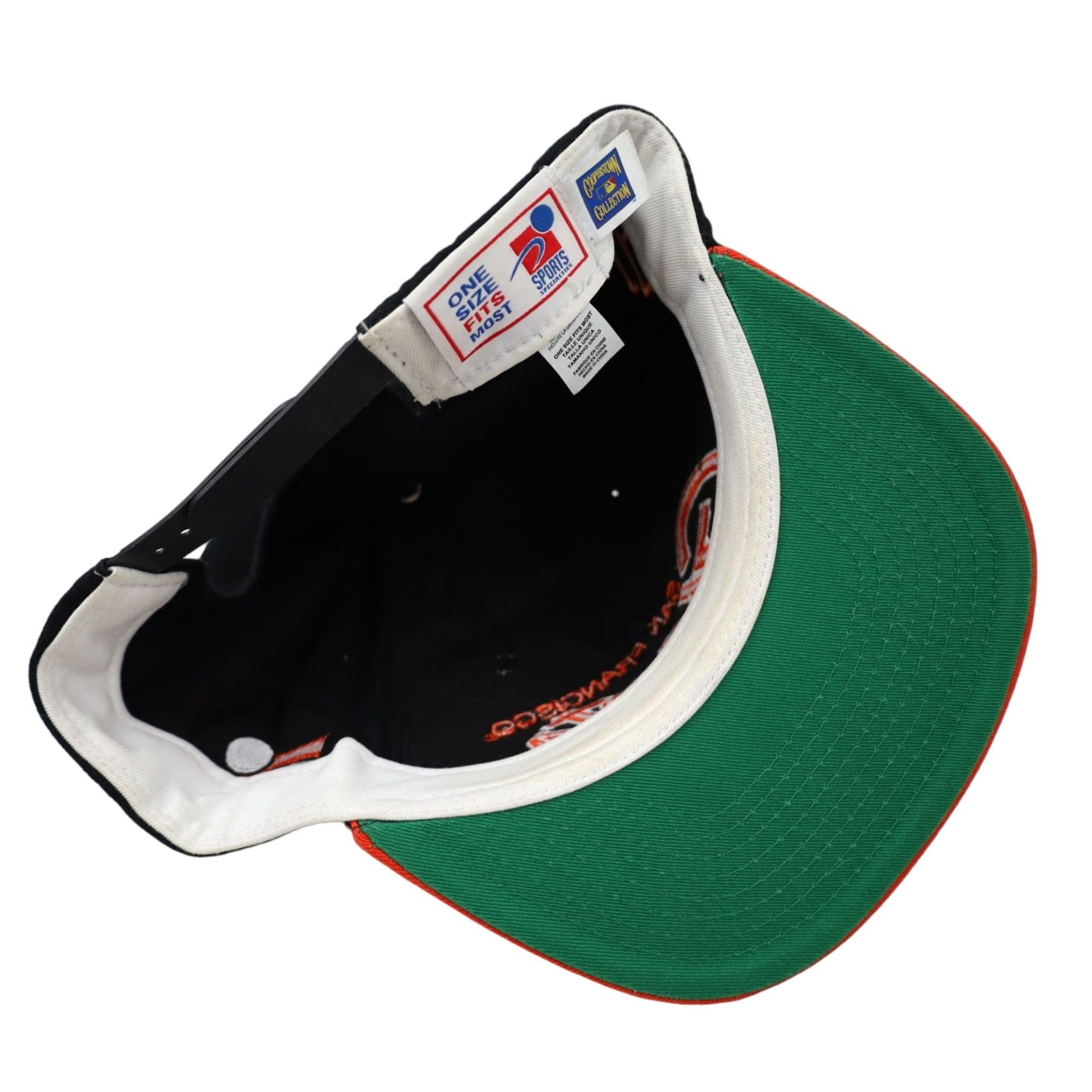 Sports Specialties VINTAGE Sports Specialties San Francisco Giants Script Spellout Snapback Hat Size ONE SIZE - 5 Thumbnail