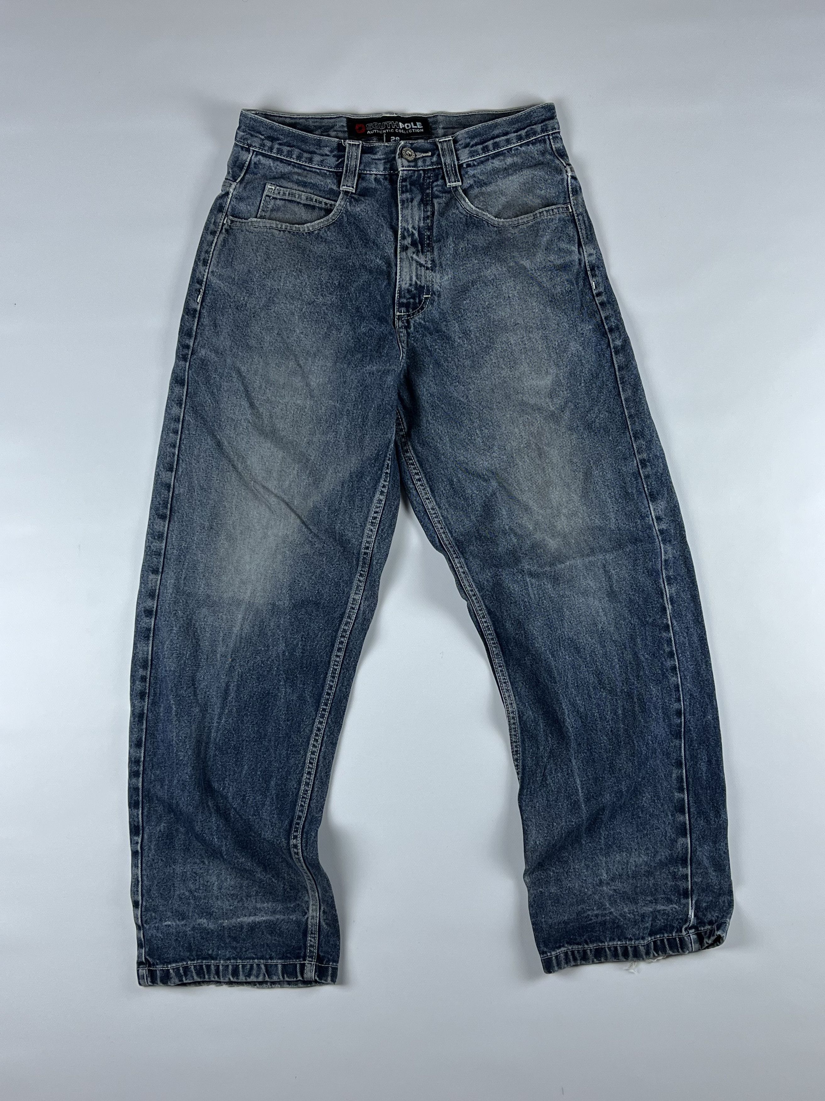 Southpole × Vintage SOUTHPOLE Baggy Vintage Faded Distressed Jean Size US 29 - 2 Thumbnail