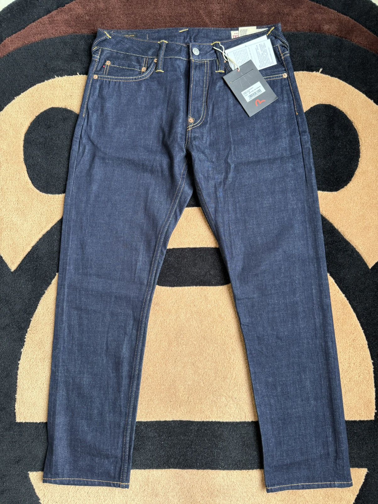 Evisu × Japanese Brand evisu white daicock style denim jeans size：31x30 Size US 31 - 2 Thumbnail
