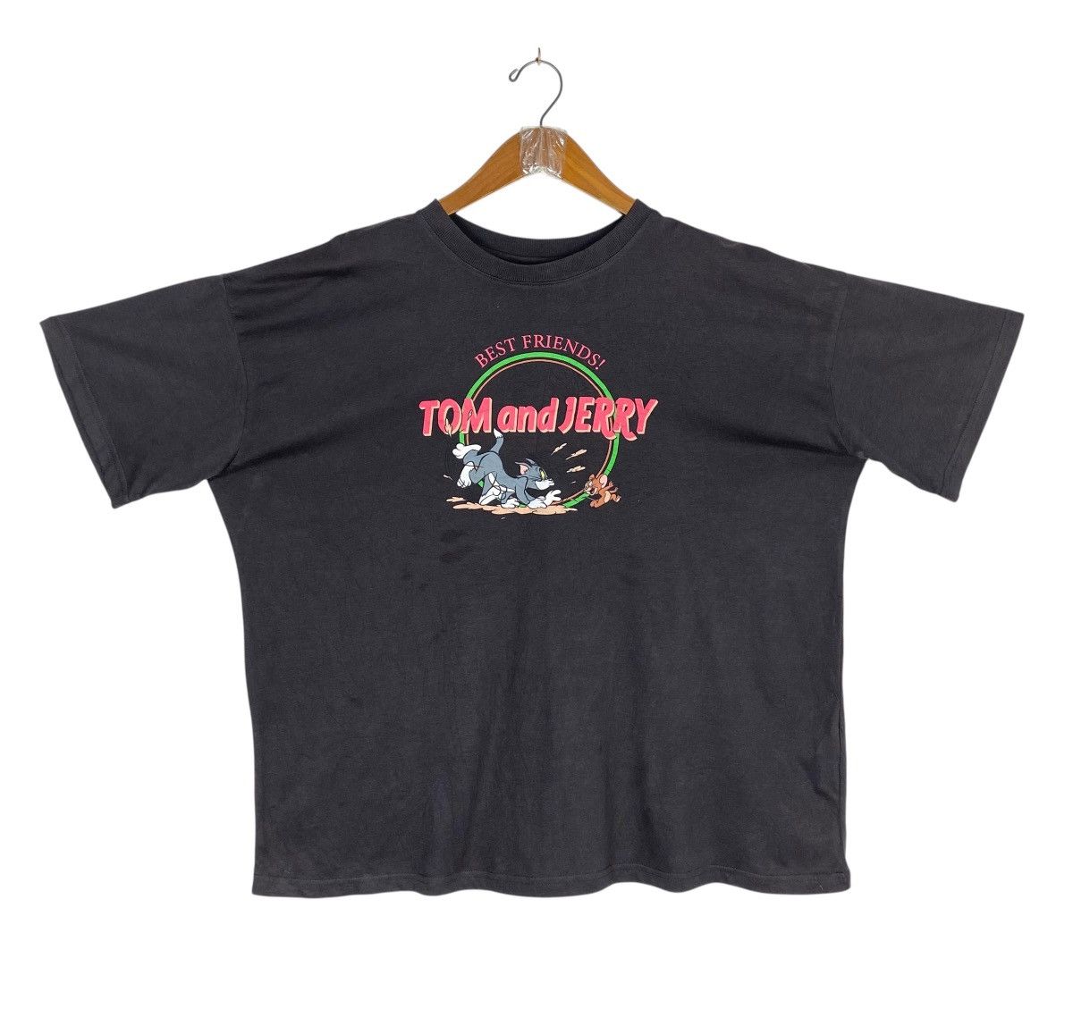 Cartoon Network Rare‼️ Tom and Jerry T-Shirt Big Logo Size US L / EU 52-54 / 3 - 1 Thumbnail