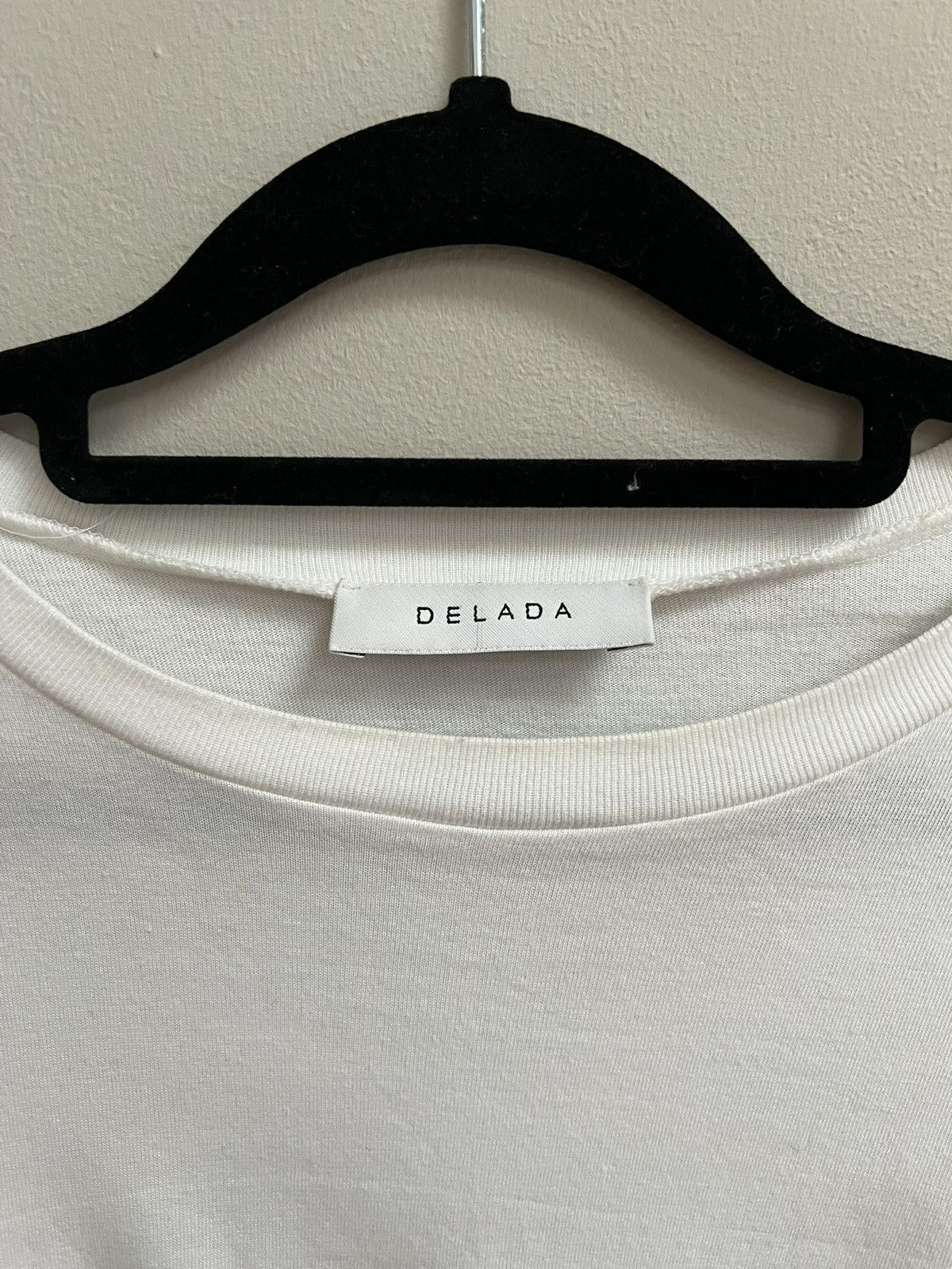 DELADA Delada men’s white long sleeve tshirt with tie die detail Size US M / EU 48-50 / 2 - 4 Thumbnail