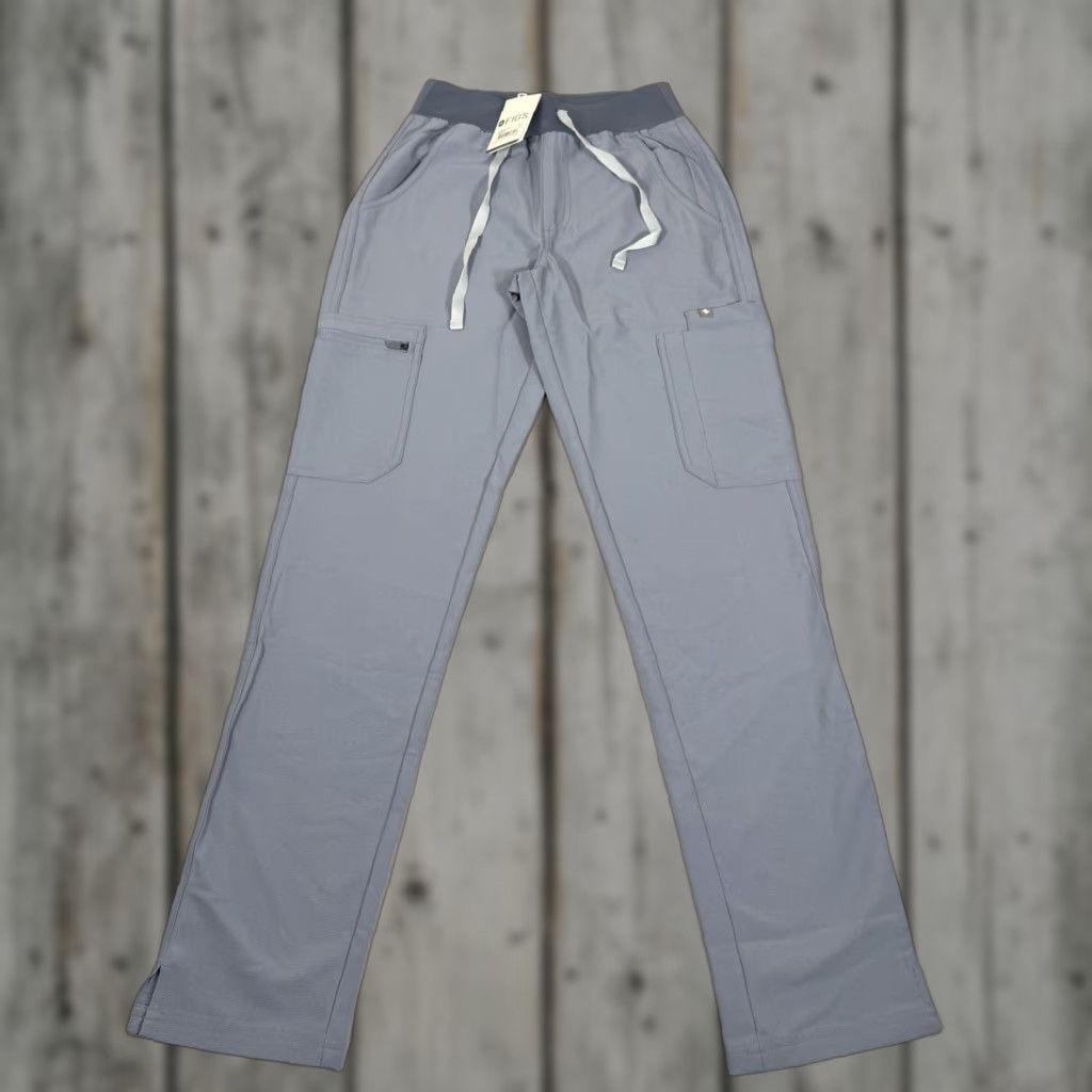 Vintage FIGS Yola Pants Womens XXS Blue High Waisted Scrub Technical Collection Size 24" / US 00 / IT 34 - 1 Thumbnail