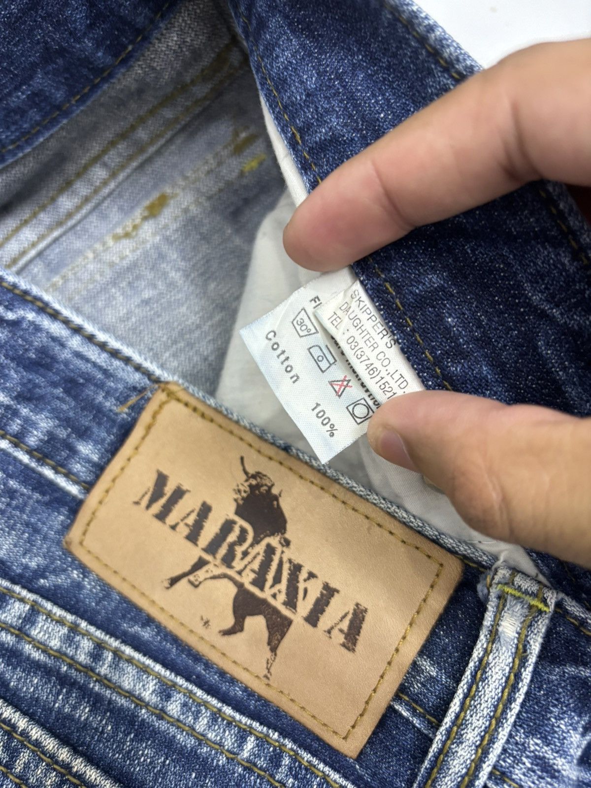 Hysteric Glamour × Japanese Brand HYSTERIC GLAMOUR STYLE DISTRESS DENIM MARAXIA FLARED PANTS Size 30" / US 8 / IT 44 - 10 Thumbnail