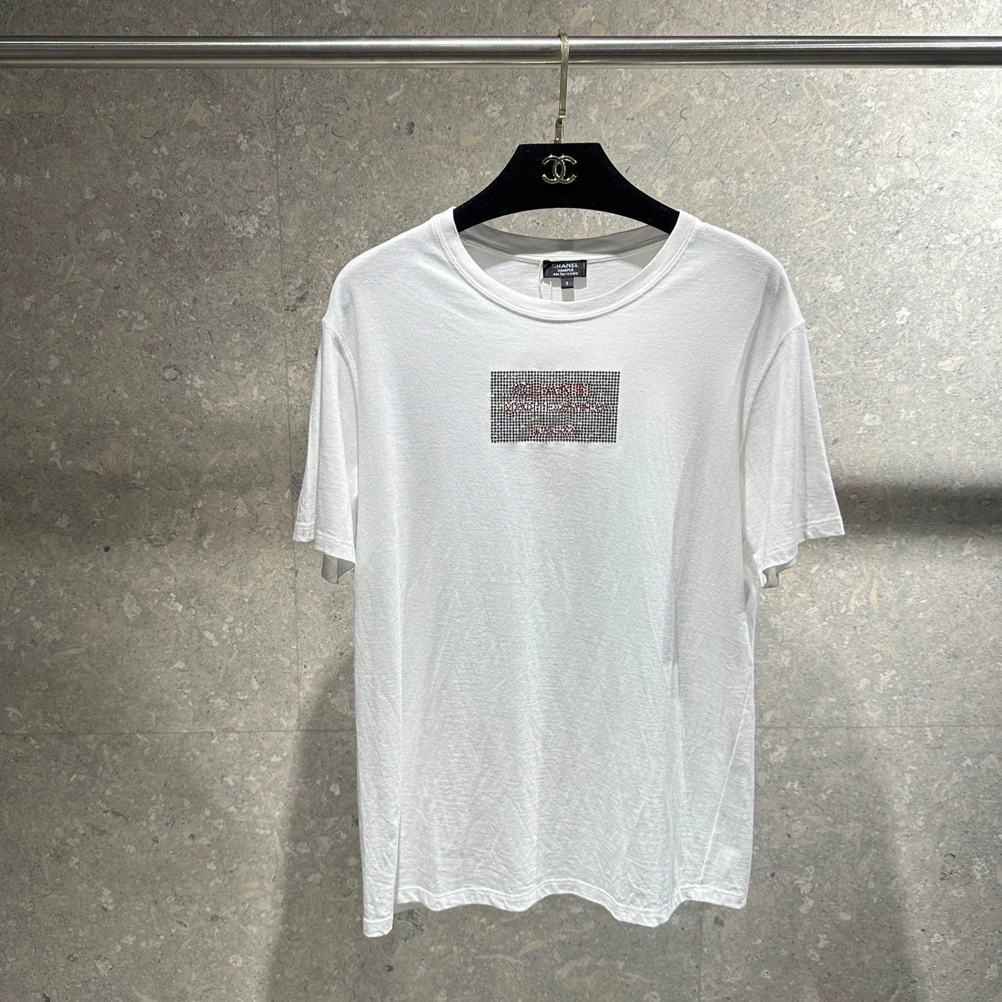 Chanel Chanel Uniform CC Logo T-shirt Black Color | Grailed