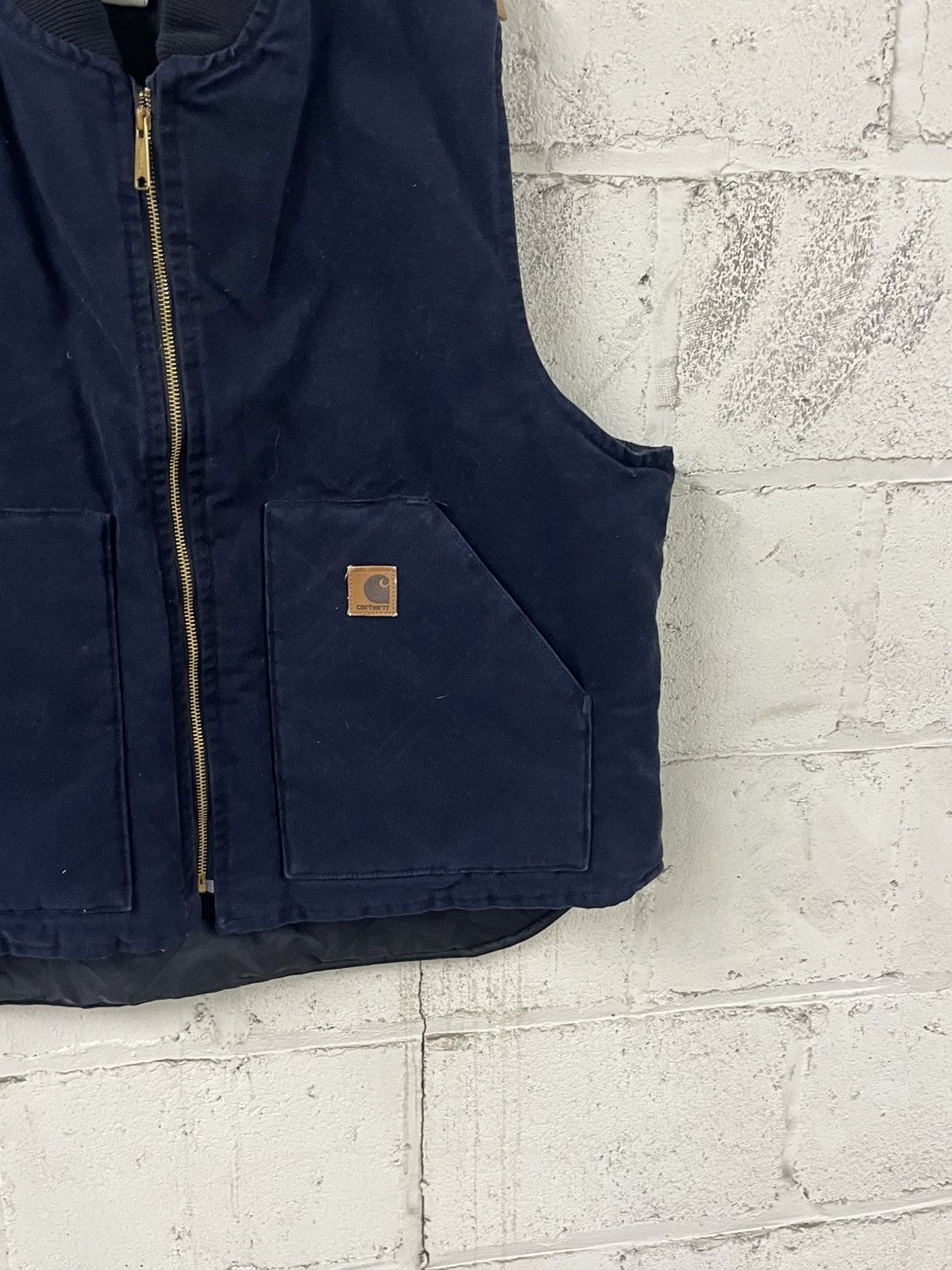Carhartt Carhartt vintage vo2 MDT navy blue vest streetwear rare hype Size US XXL / EU 58 / 5 - 5 Thumbnail