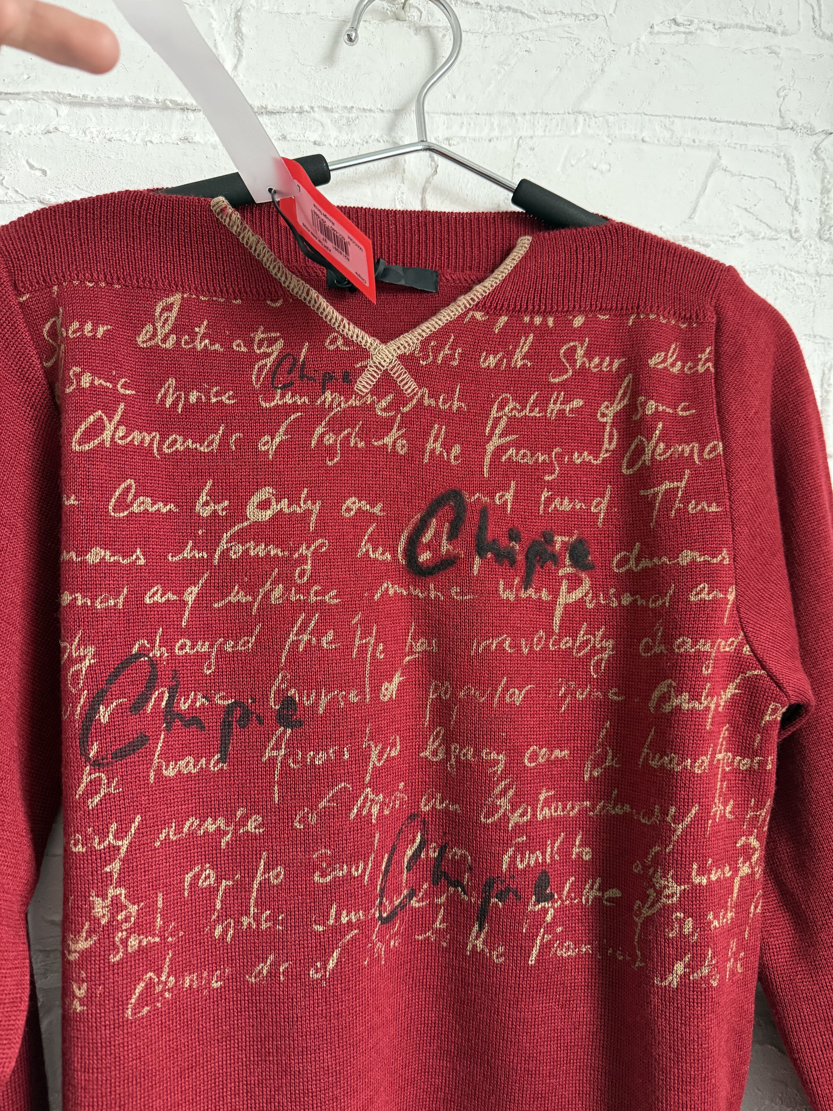 Japanese Brand y2k Chipie wool blend women's jumper sweater Size L / US 10 / IT 46 - 7 Thumbnail