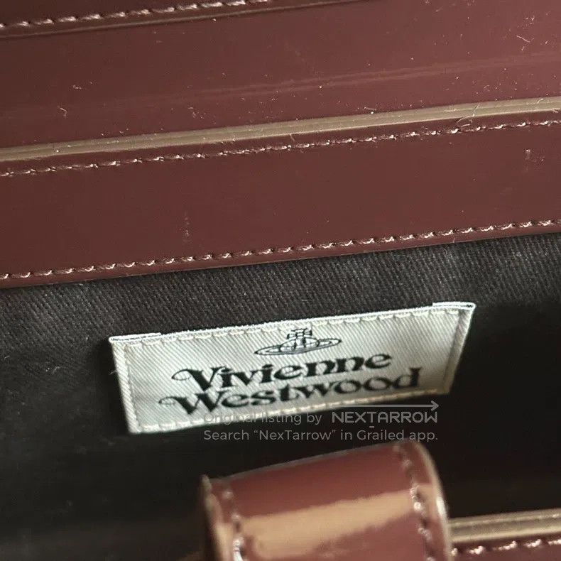 Vivienne Westwood Vivienne Westwood size os Hazel medium leather bag, brown Size ONE SIZE - 5 Thumbnail